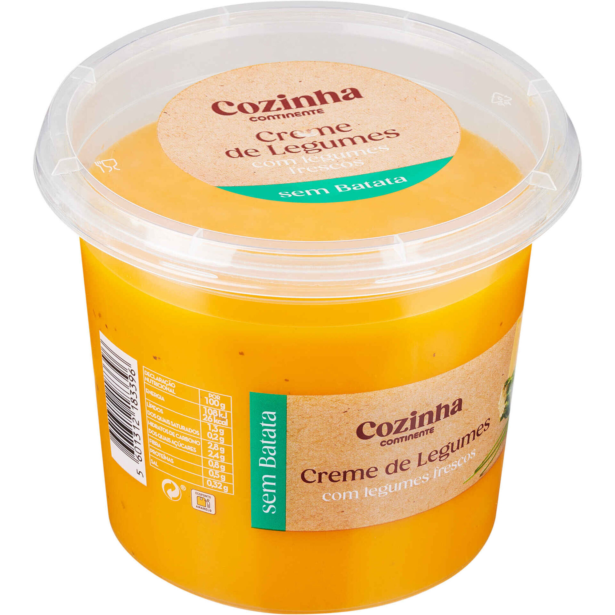 Creme de Legumes sem Batata Cozinha Continente