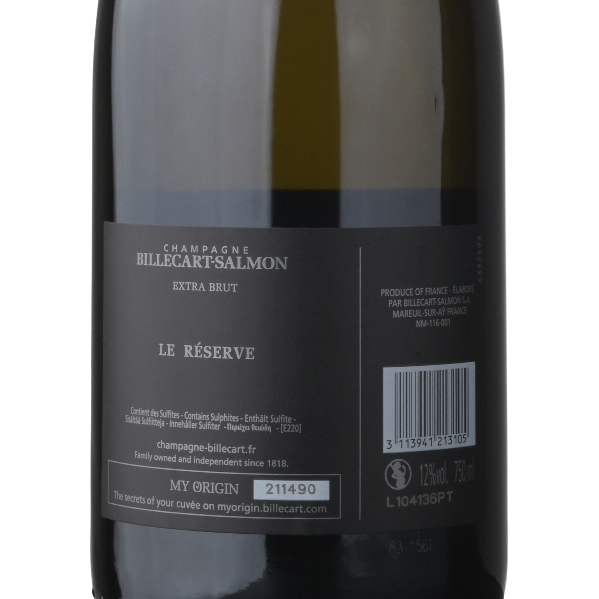 Billecart-Salmon Le R&eacute;serve Champanhe
