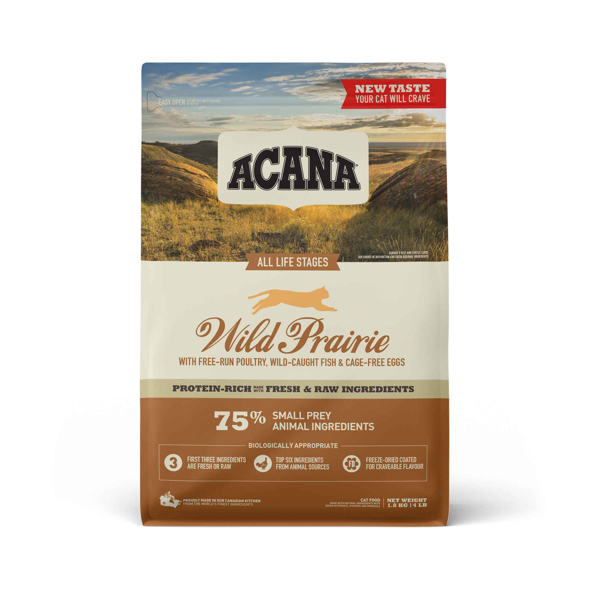 Ra&ccedil;&atilde;o para Gato Wild Prairie Acana