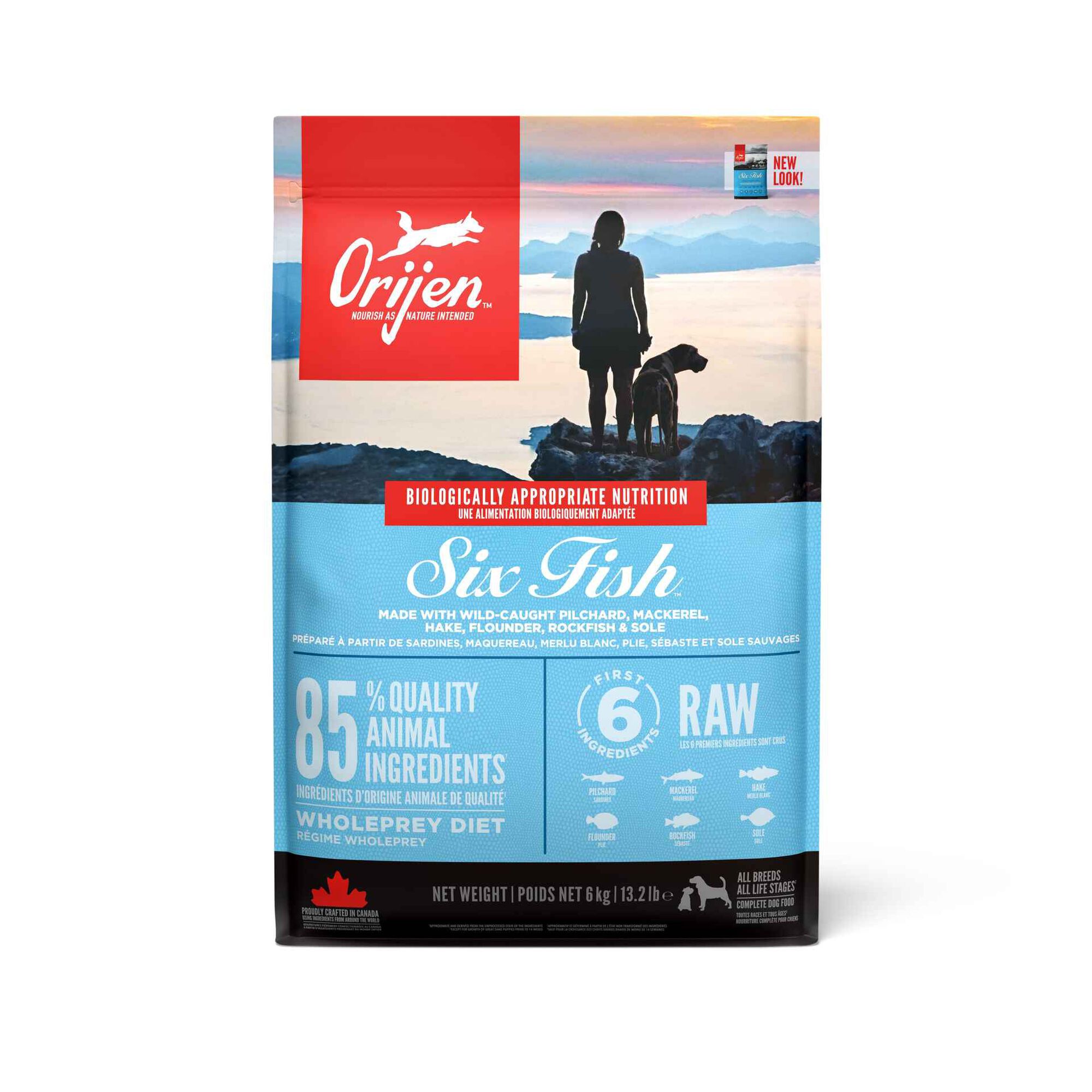 Ra&ccedil;&atilde;o para C&atilde;o Adulto Peixe Orijen