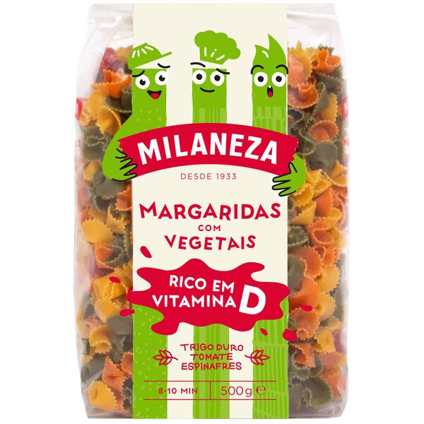 Massa Margaridas com Vegetais