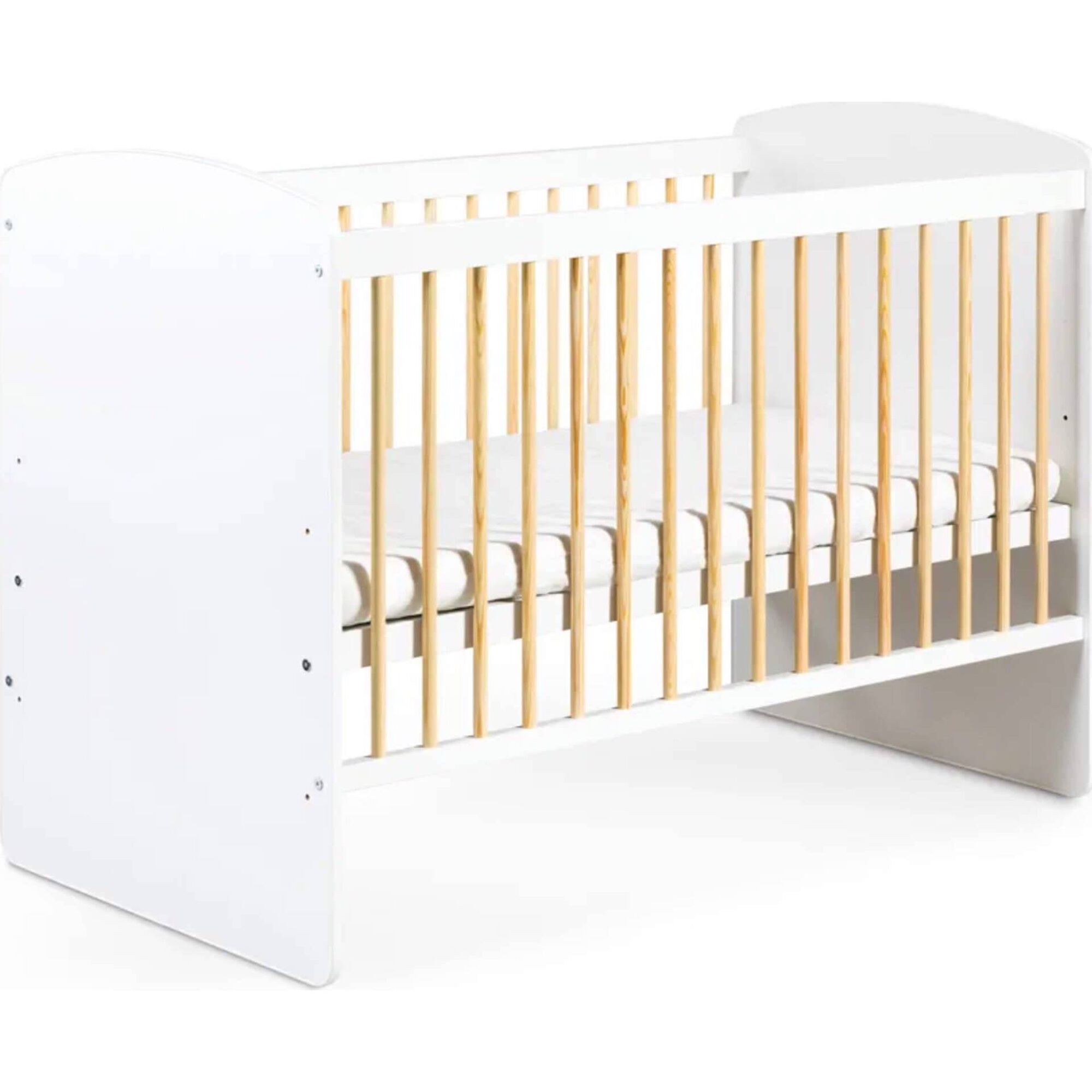 Cama de Grades Branca e Pinho Karolina