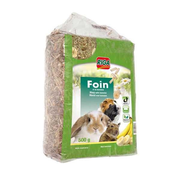 Feno com Banana para Roedor Riga