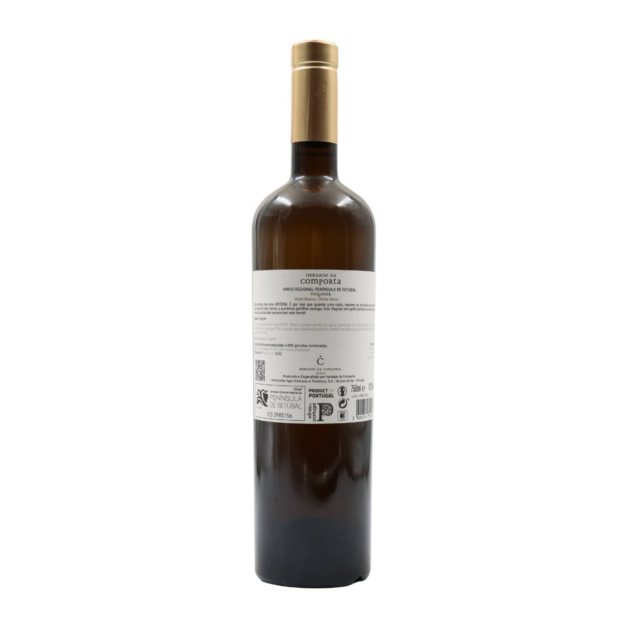 Herdade Da Comporta Viognier Private Selection Pen&iacute;nsula De Set&uacute;bal Vinho Branco