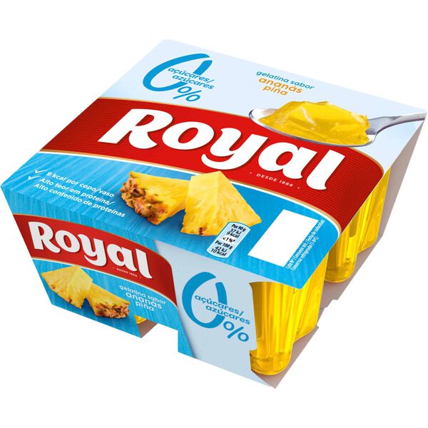 Gelatina Pronta Ananás sem Açúcar Royal