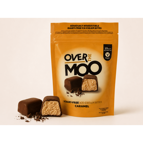 Gelado Bombom Chocolate Negro e Caramelo Vegan Over the Moo