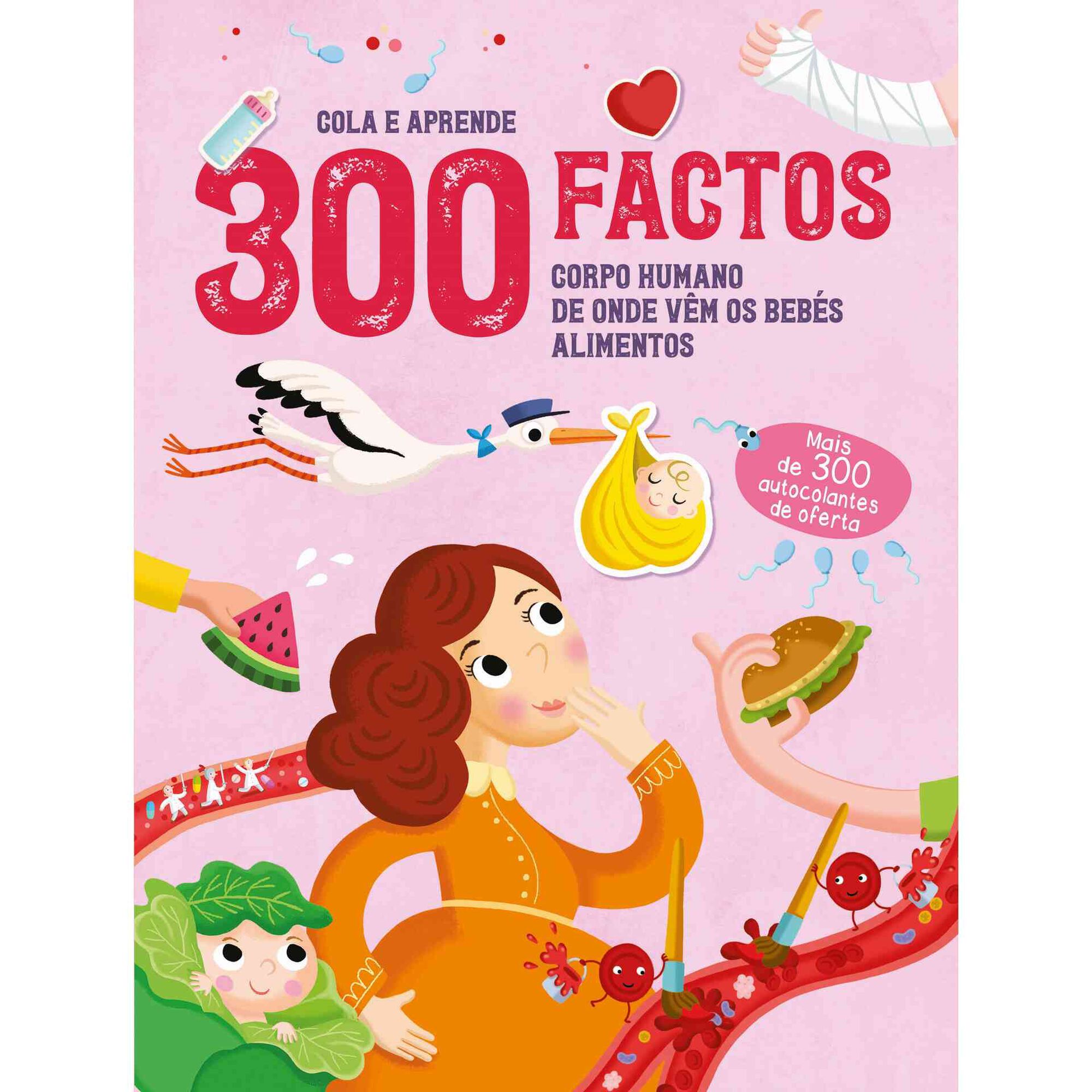 300 Factos - Corpo Humano | De Onde Vêm os Bebés | Alimentos