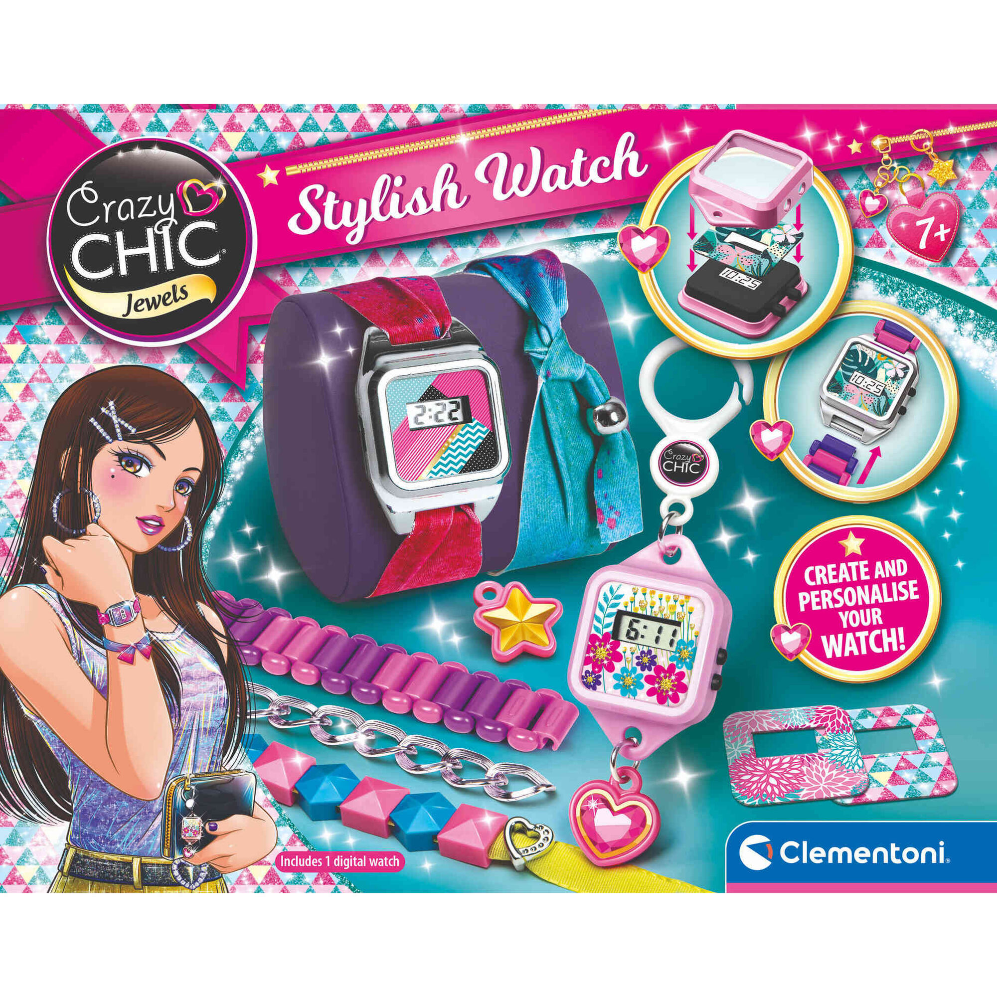 Clementoni - Rel&oacute;gios com Estilo Crazy Chic