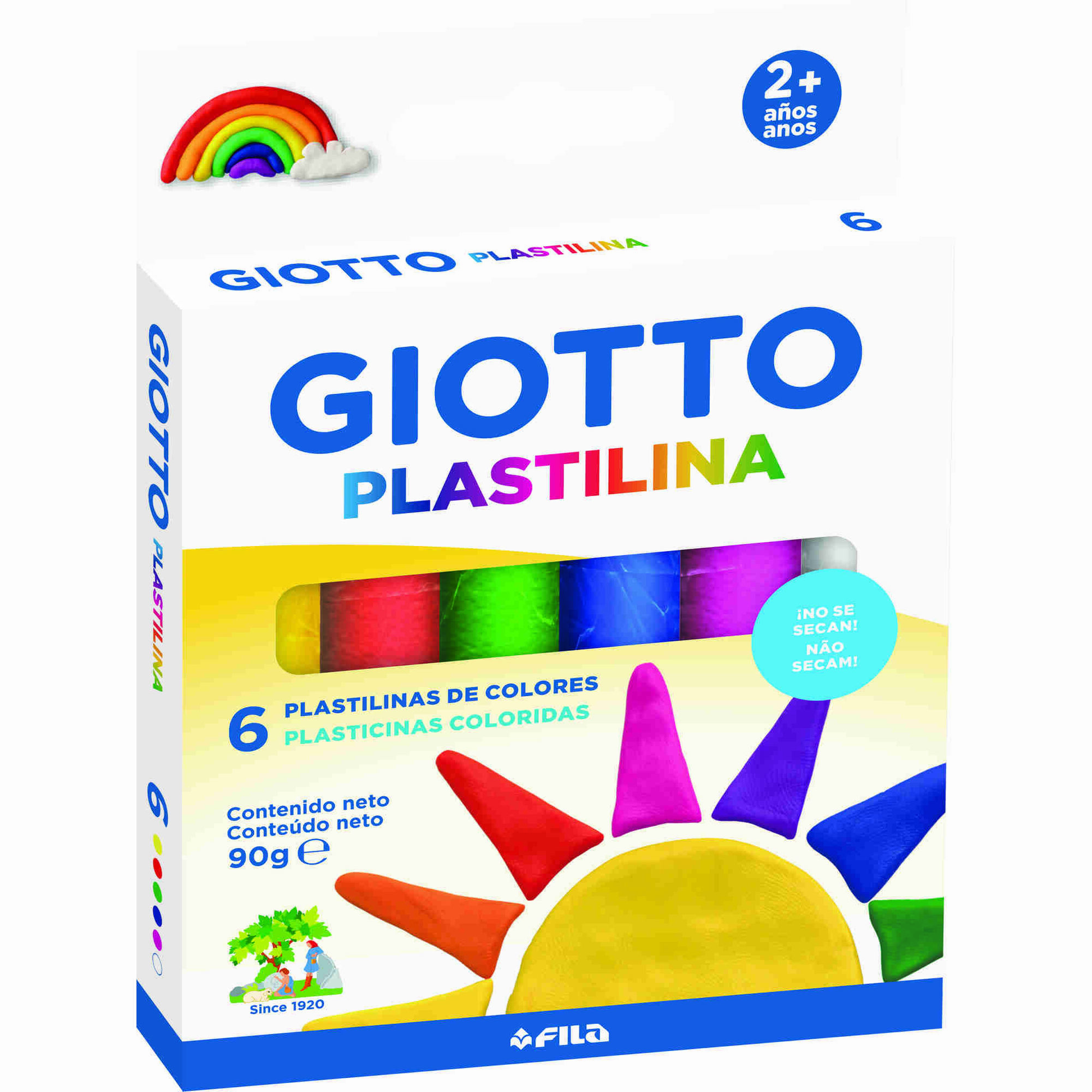 Plasticina com 6 Barras Giotto