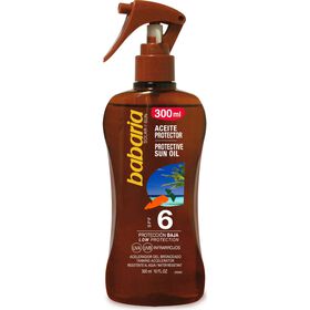 Protetor Solar Spray Aceledor do Bronzeado FPS 6 Babaria