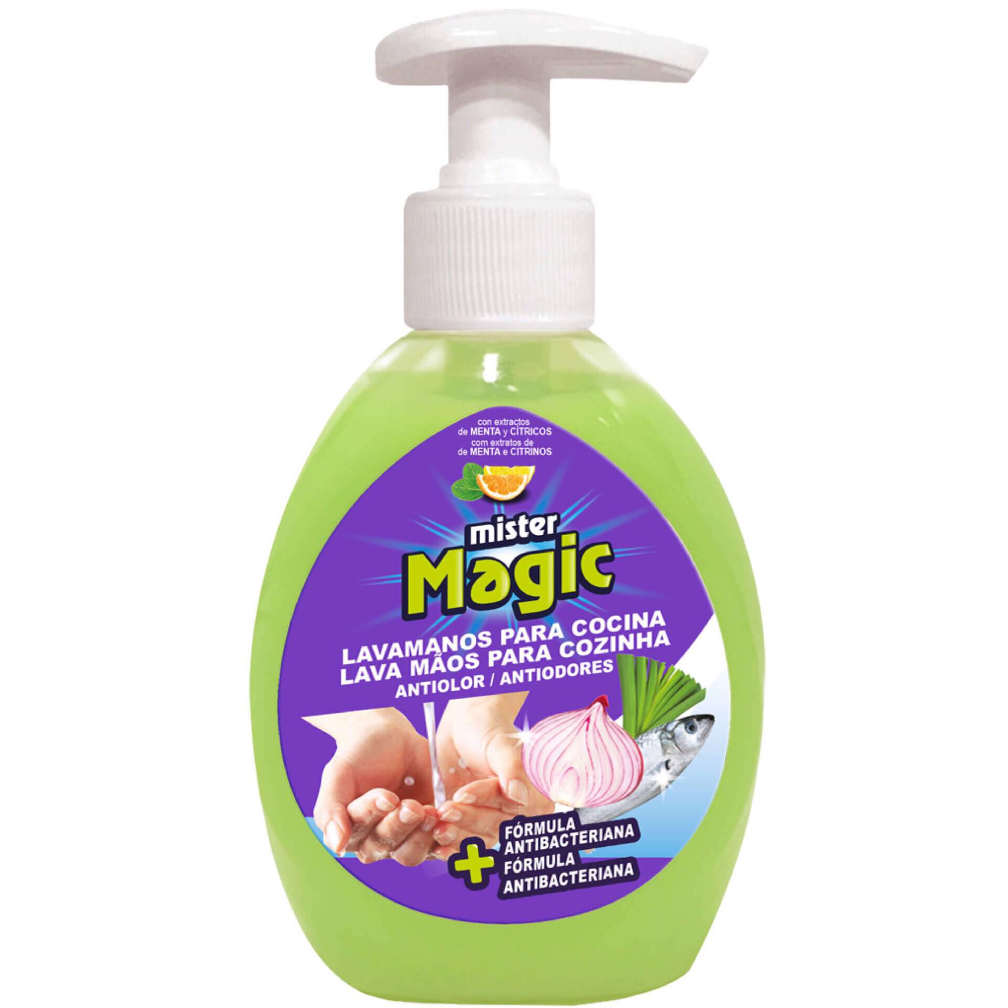 Sabonete L&iacute;quido Antiodores Cozinha Mister Magic