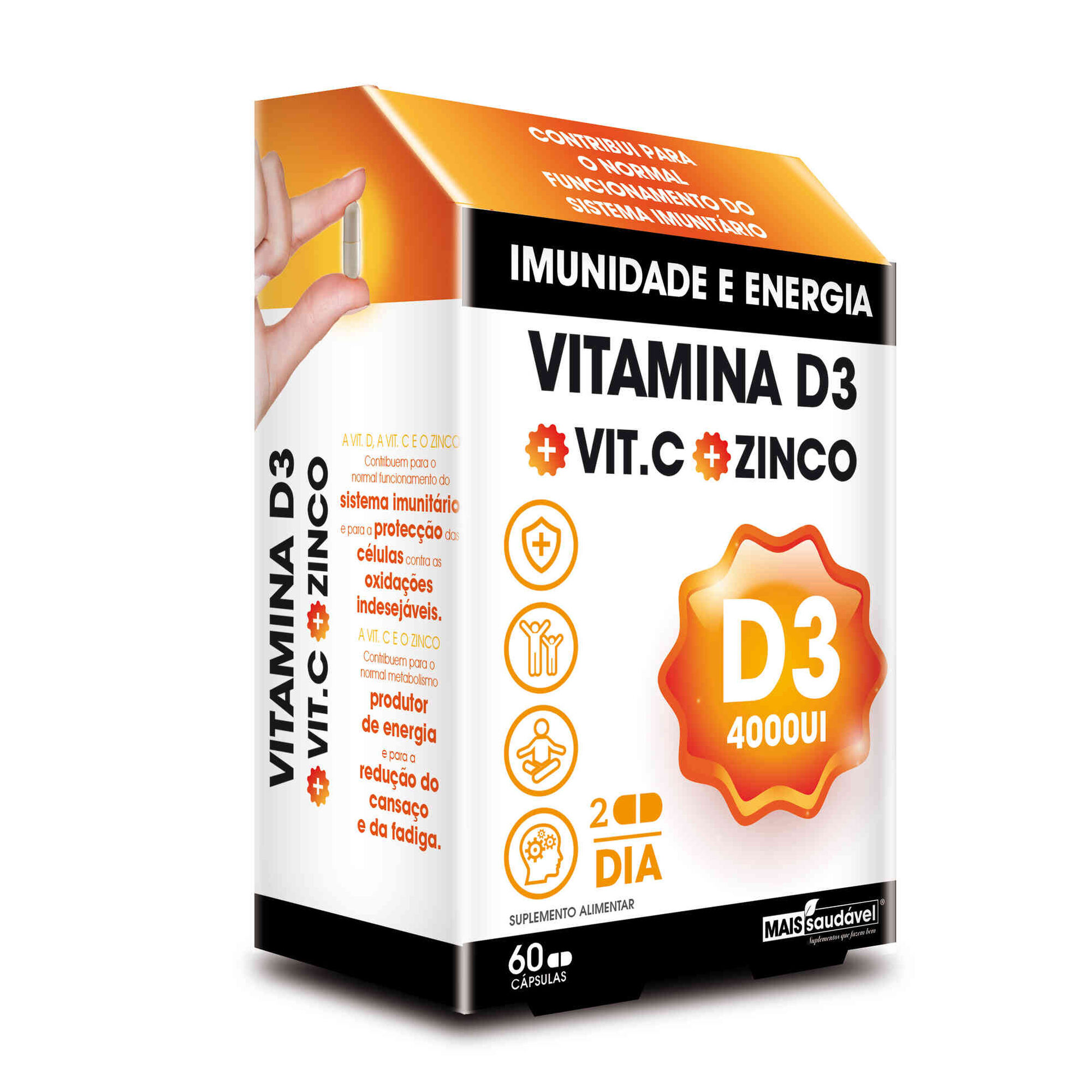 Vitamina D3 + C + Zinco