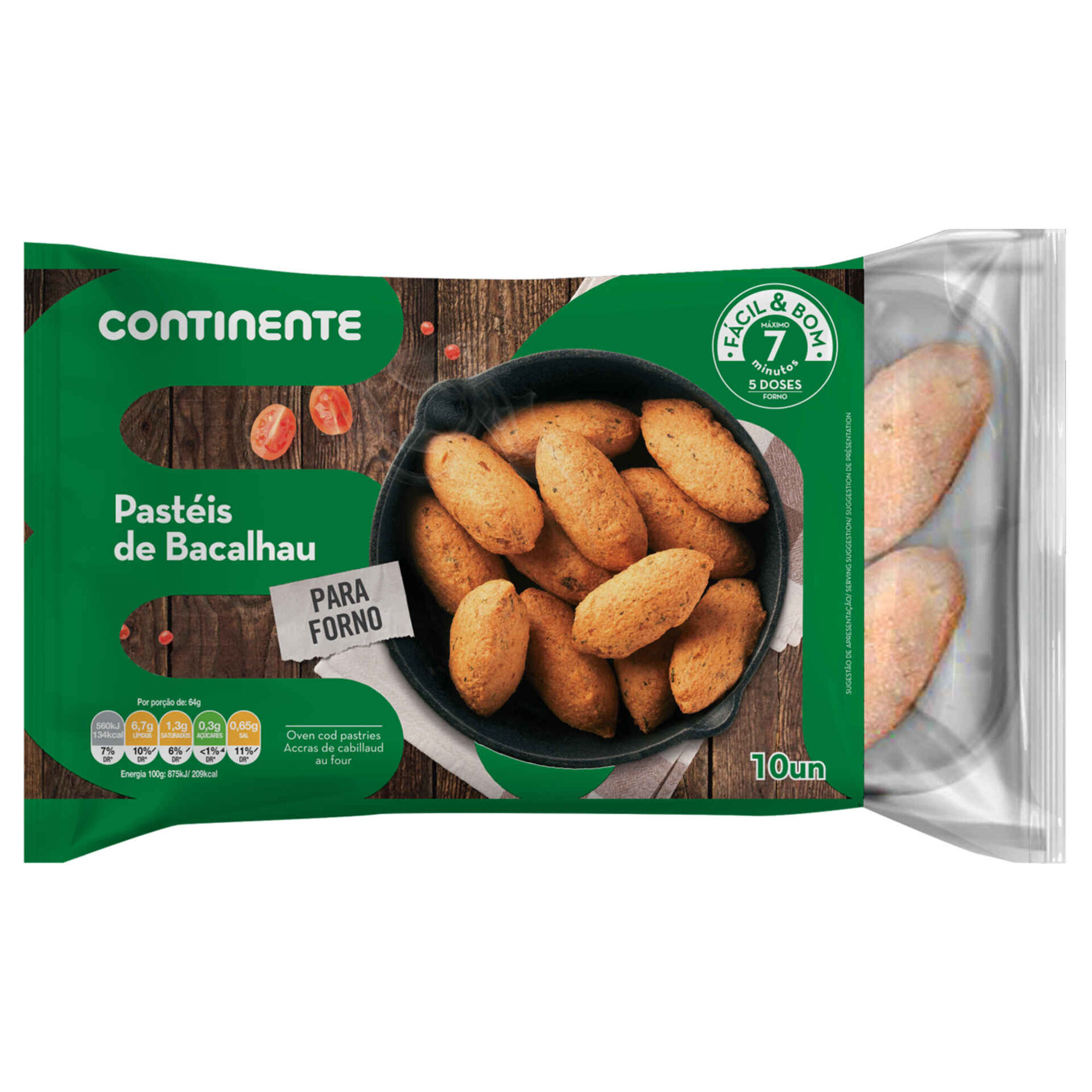 Pastéis de Bacalhau para Forno