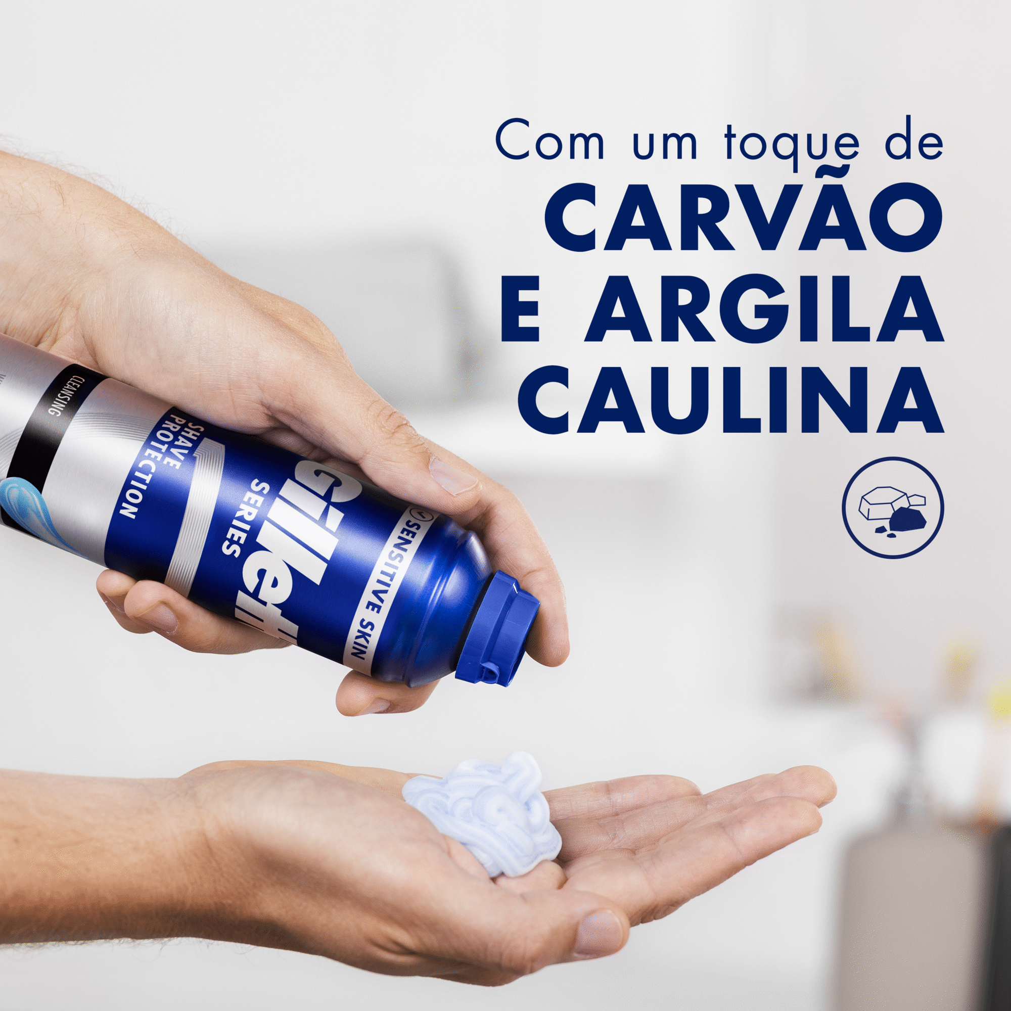 Gel de Barbear Limpeza Series Gillette