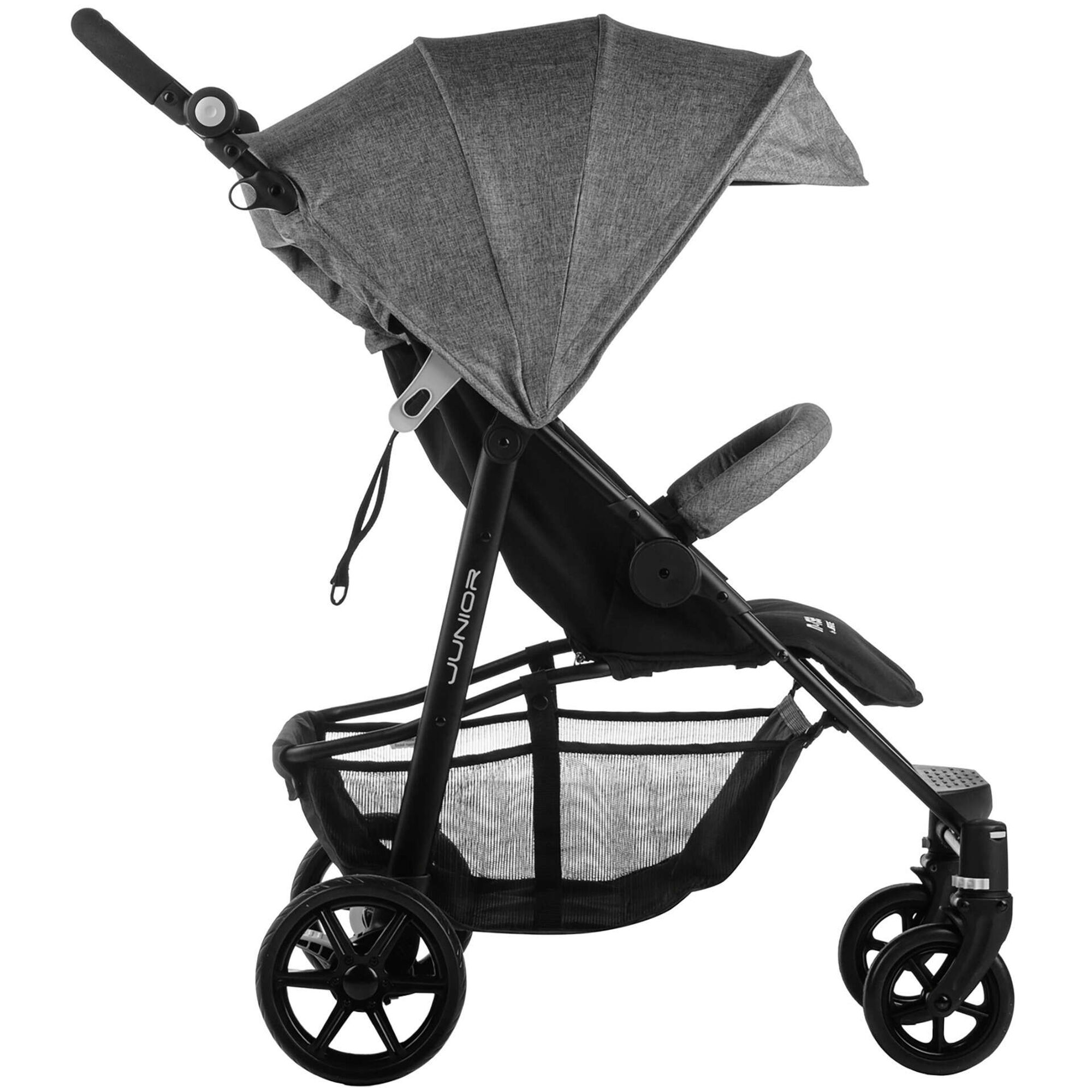 Carrinho de Passeio Cinza Junior