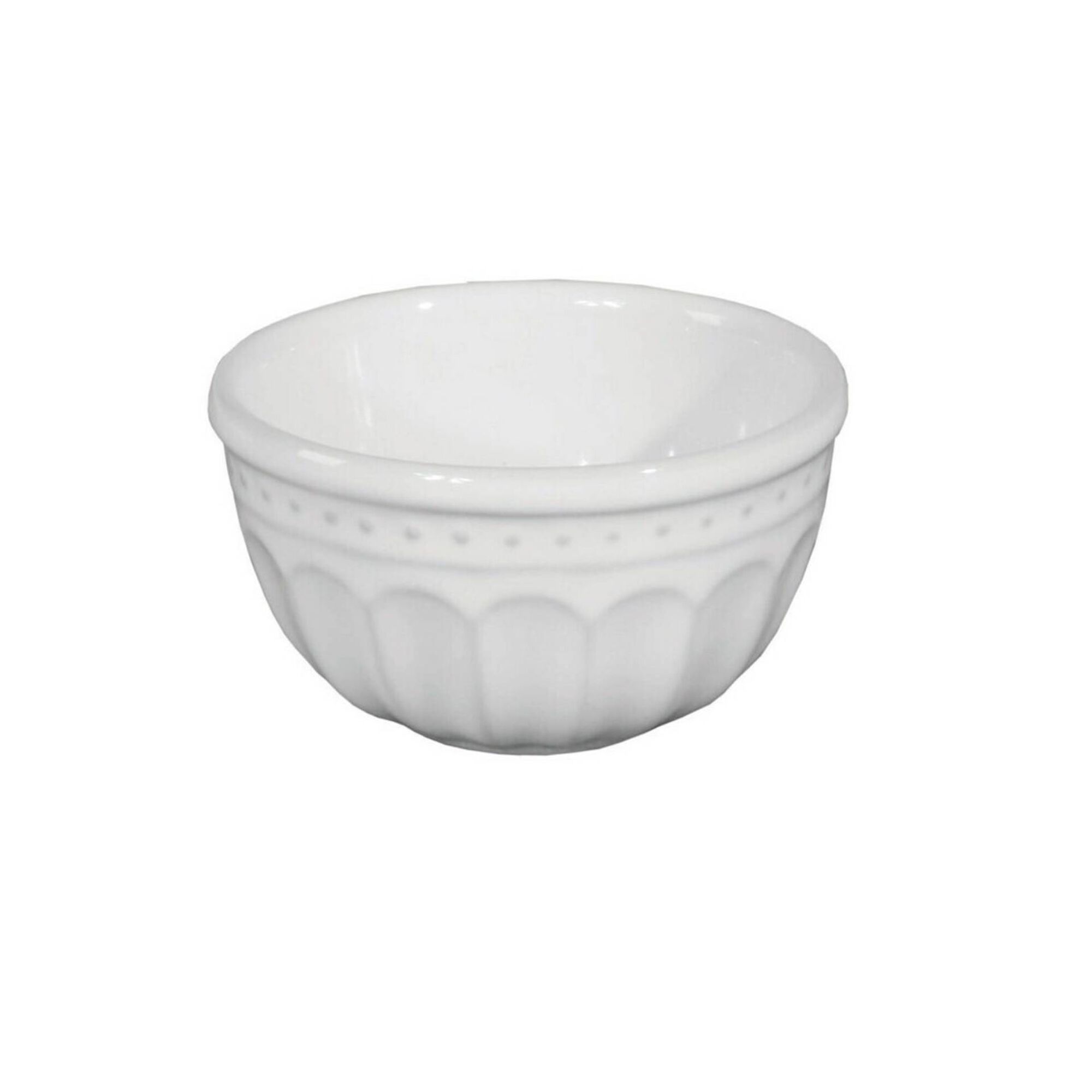 Ramekin 11cm Branco Ribbed Ramekin 11cm Branco Ribbed