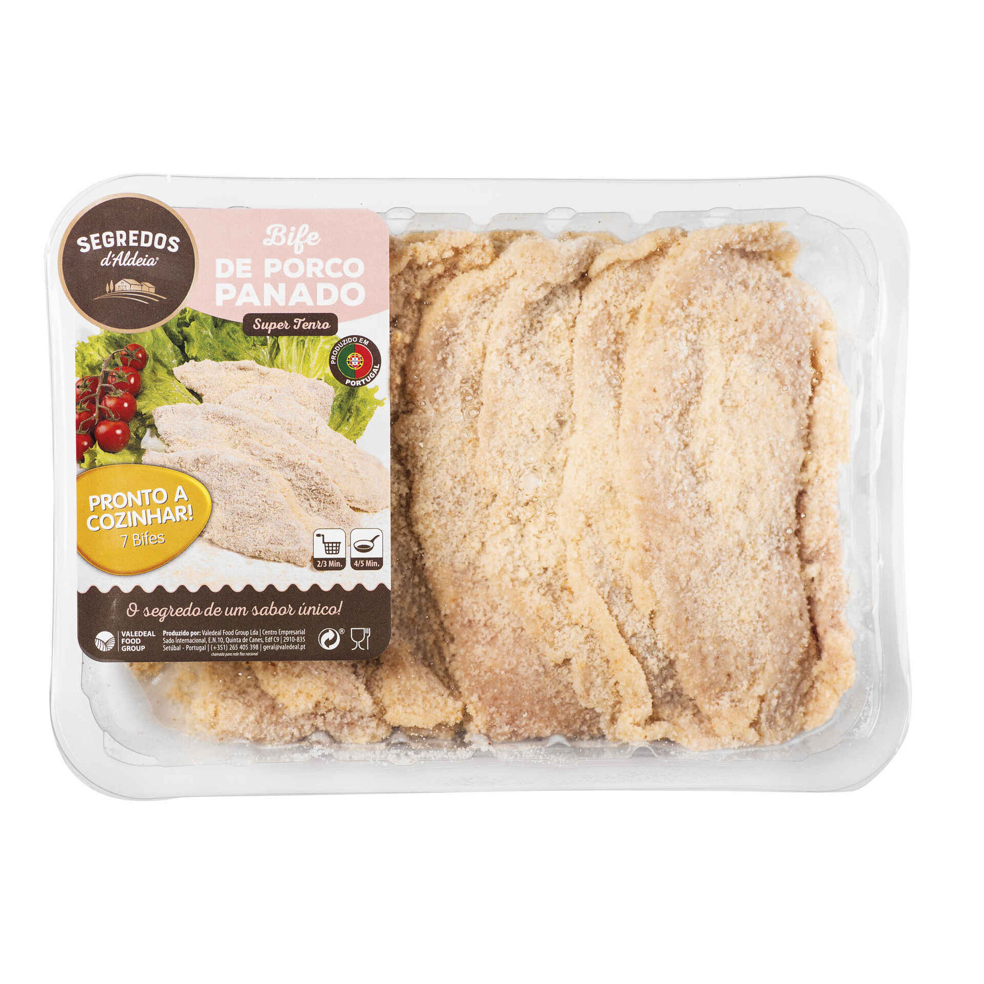 Bifes de Porco Panados