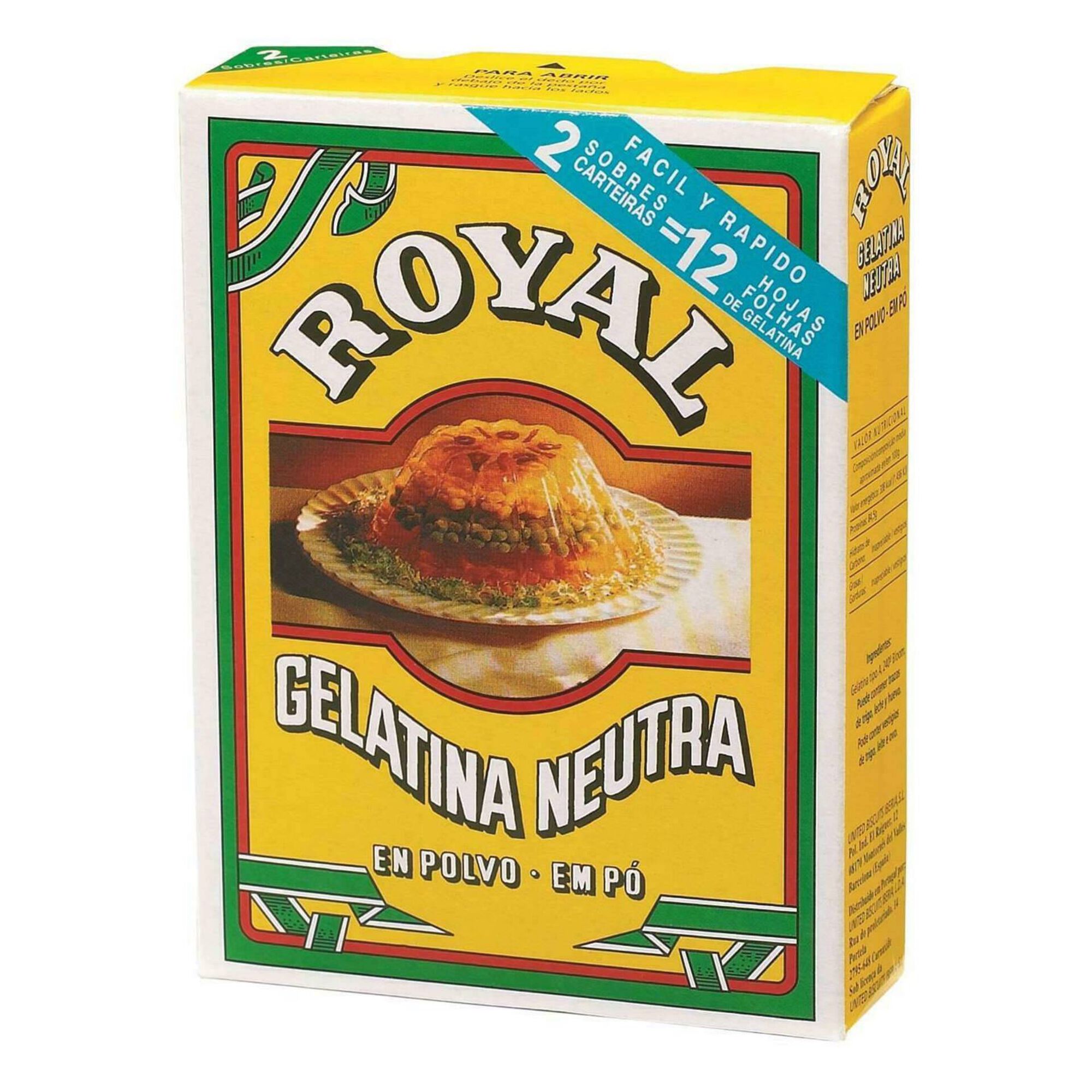 Gelatina em Pó Neutra