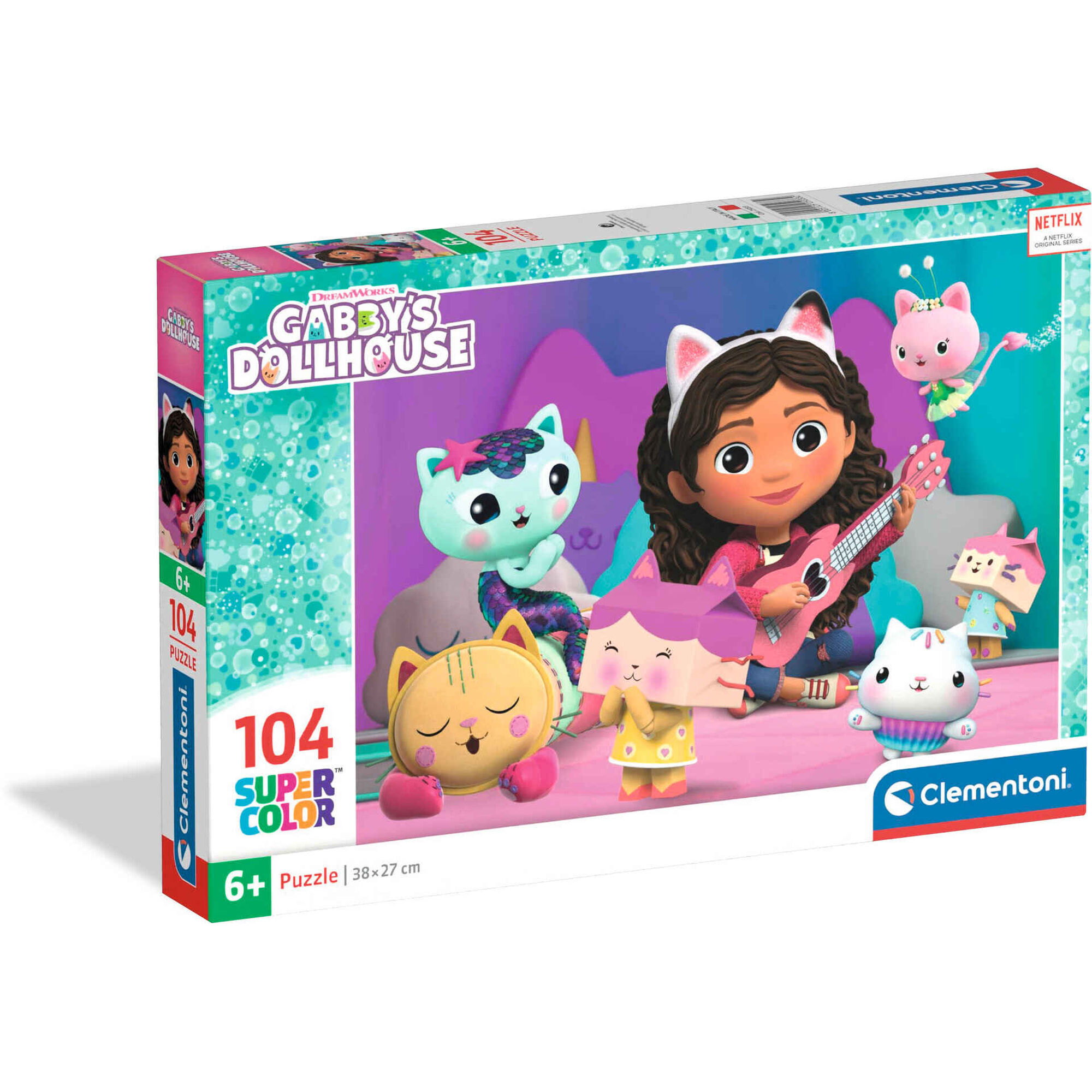 Puzzle Gabby's Dollhouse 104 peças