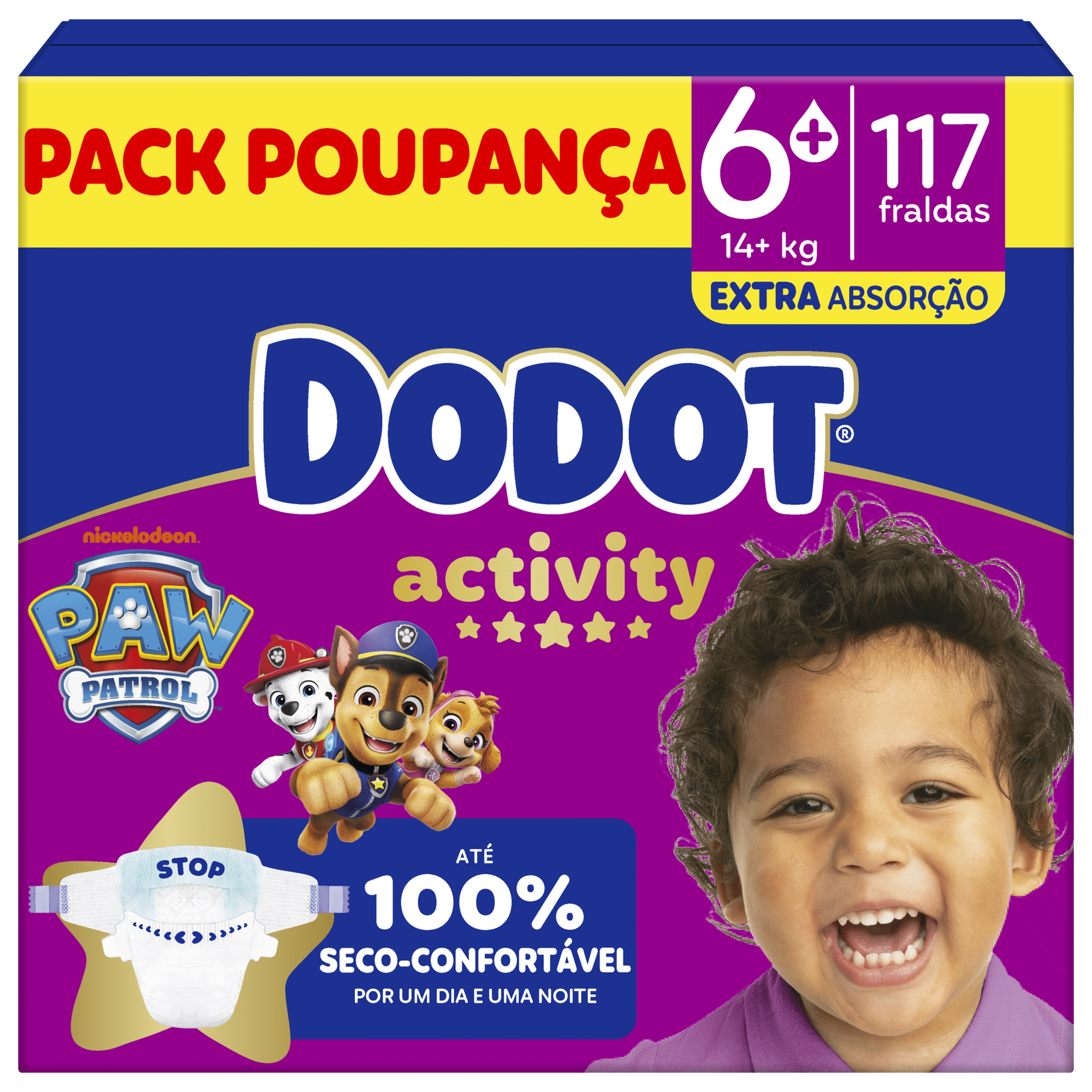 Box Fraldas Activity 14-19kg T6+ Dodot