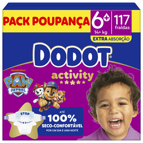 Box Fraldas Activity 14-19kg T6+ Dodot