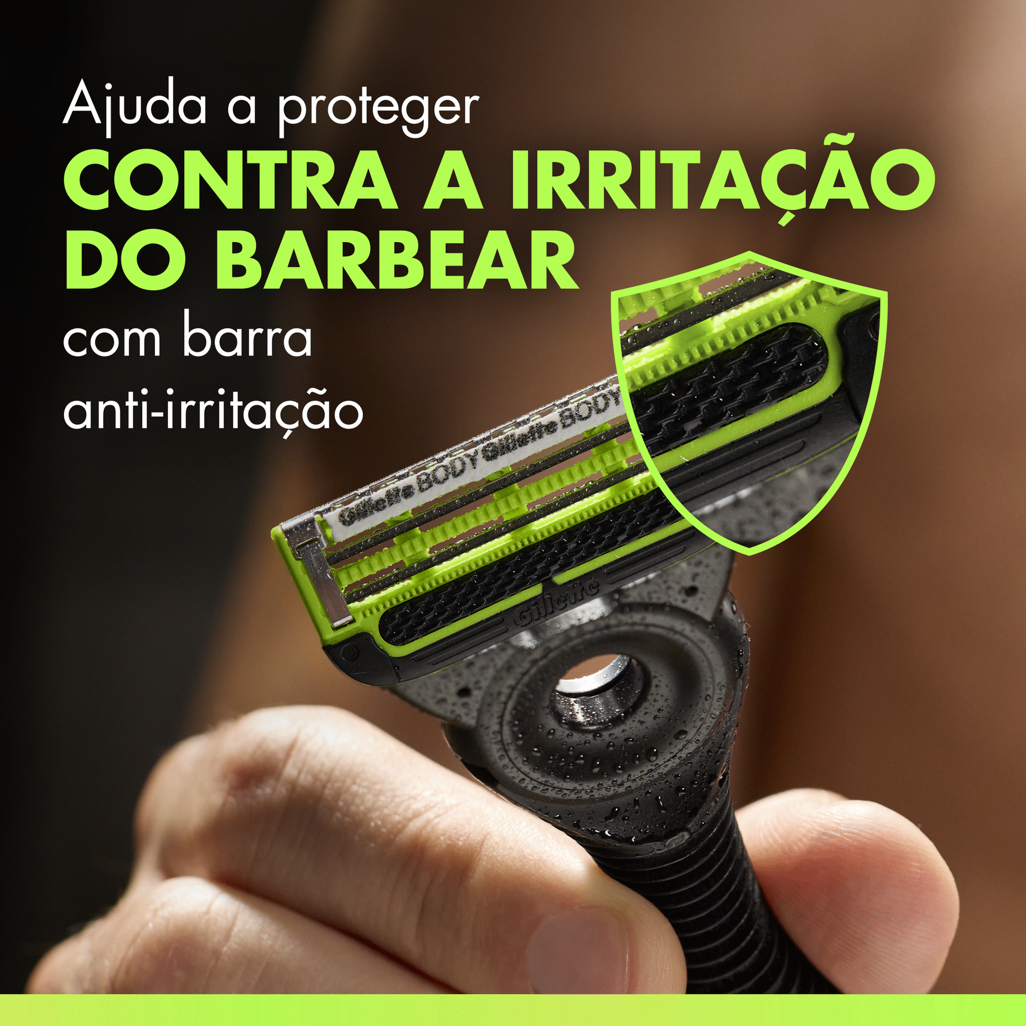 M&aacute;quina de Barbear Body + Intimate com 1 Recarga Gillette Labs