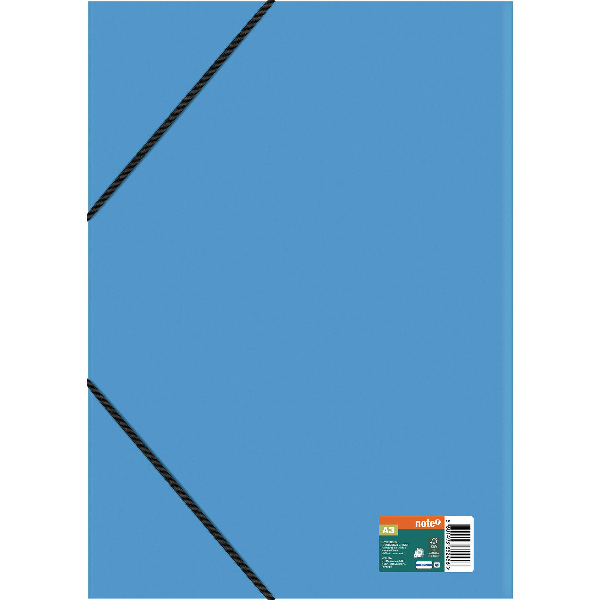 Capa com El&aacute;stico A3 (v&aacute;rias cores) Note!