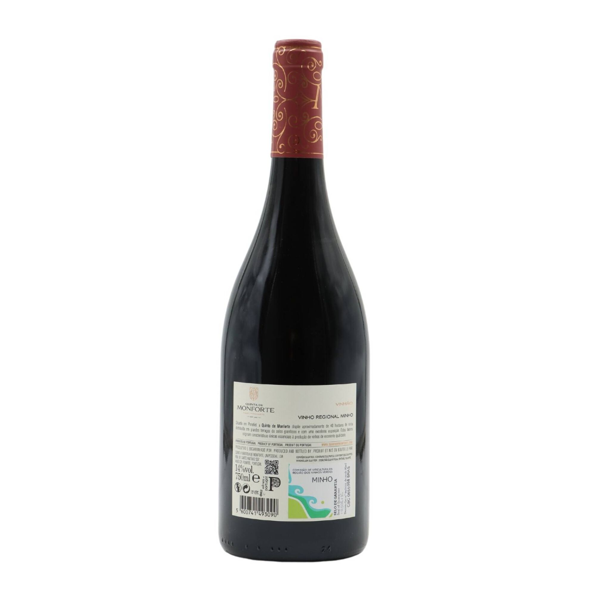 Quinta De Monforte Vinh&atilde;o Vinho Verde Tinto