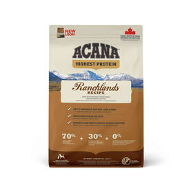 Ra&ccedil;&atilde;o para C&atilde;o Highest Protein Ranchlands Recipe Acana