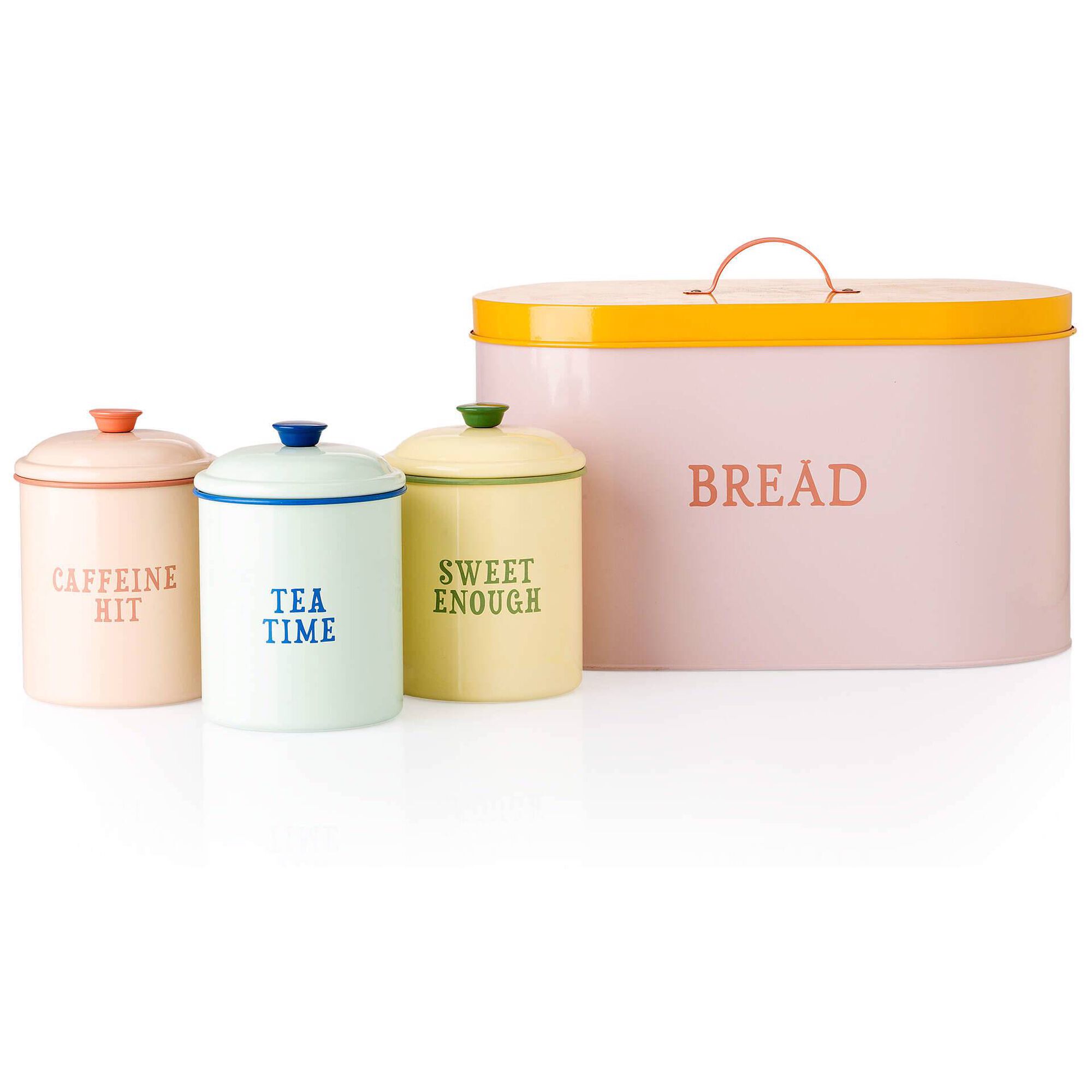 Frasco Vidro Multiusos 10cm Amarelo Kasa