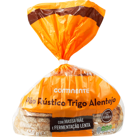 Pão Rústico Trigo Alentejo Massa Mãe Fatiado