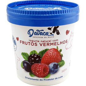 Iogurte Peda&ccedil;os Frutos Vermelhos Davaca