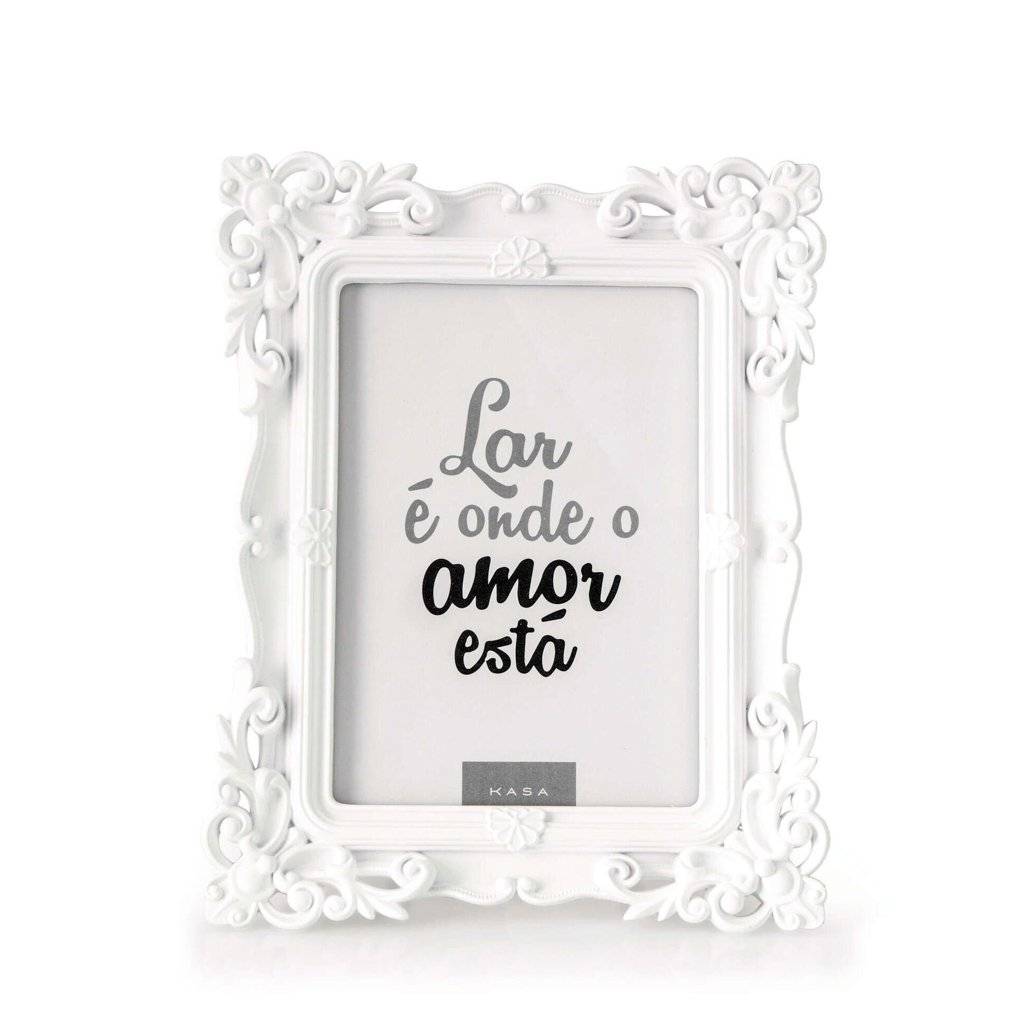 Moldura Vintage 10x15cm Branca