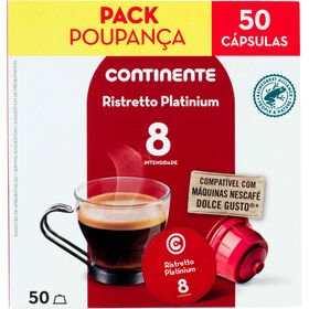 C&aacute;psulas de Caf&eacute; Platinium Int 8 Pack Poupan&ccedil;a Continente