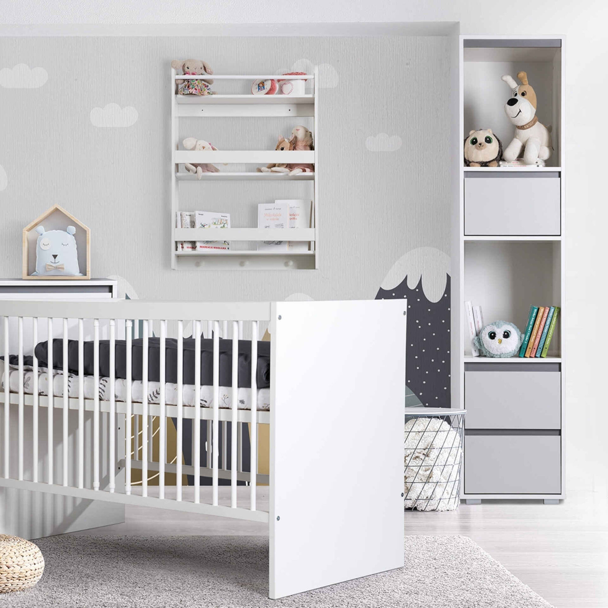 Estante com 3 Gavetas 42x183x50cm Dalia