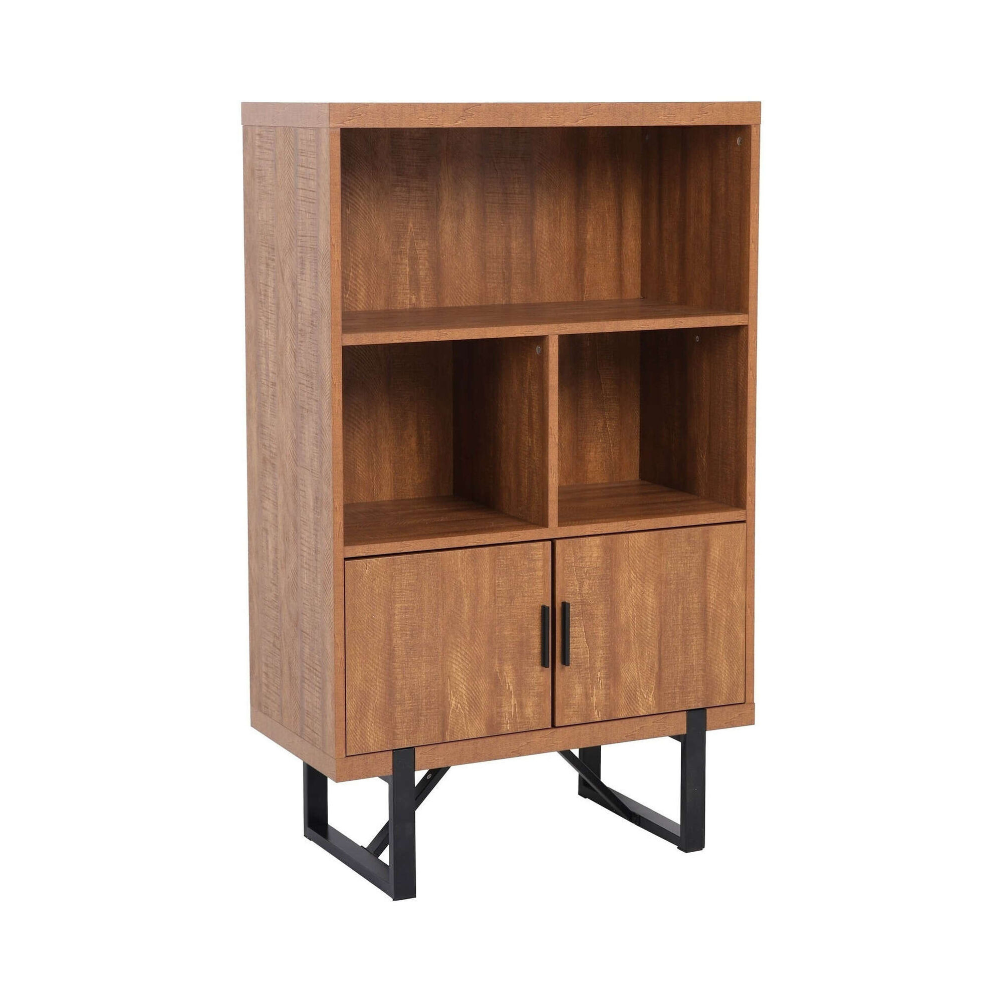 Estante 2 Prateleiras/Portas Nordic  40x80x30 cm