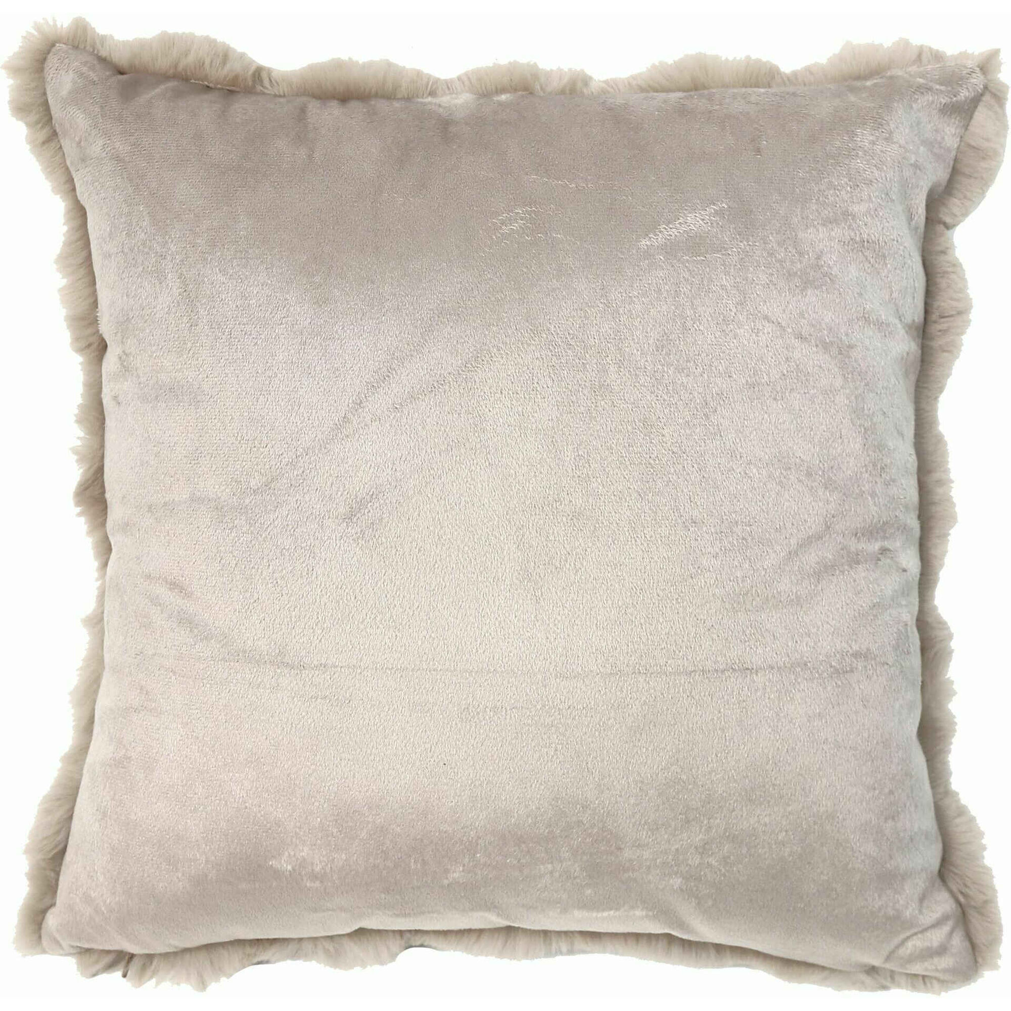 Almofada 45x45cm Pelo Taupe Kasa
