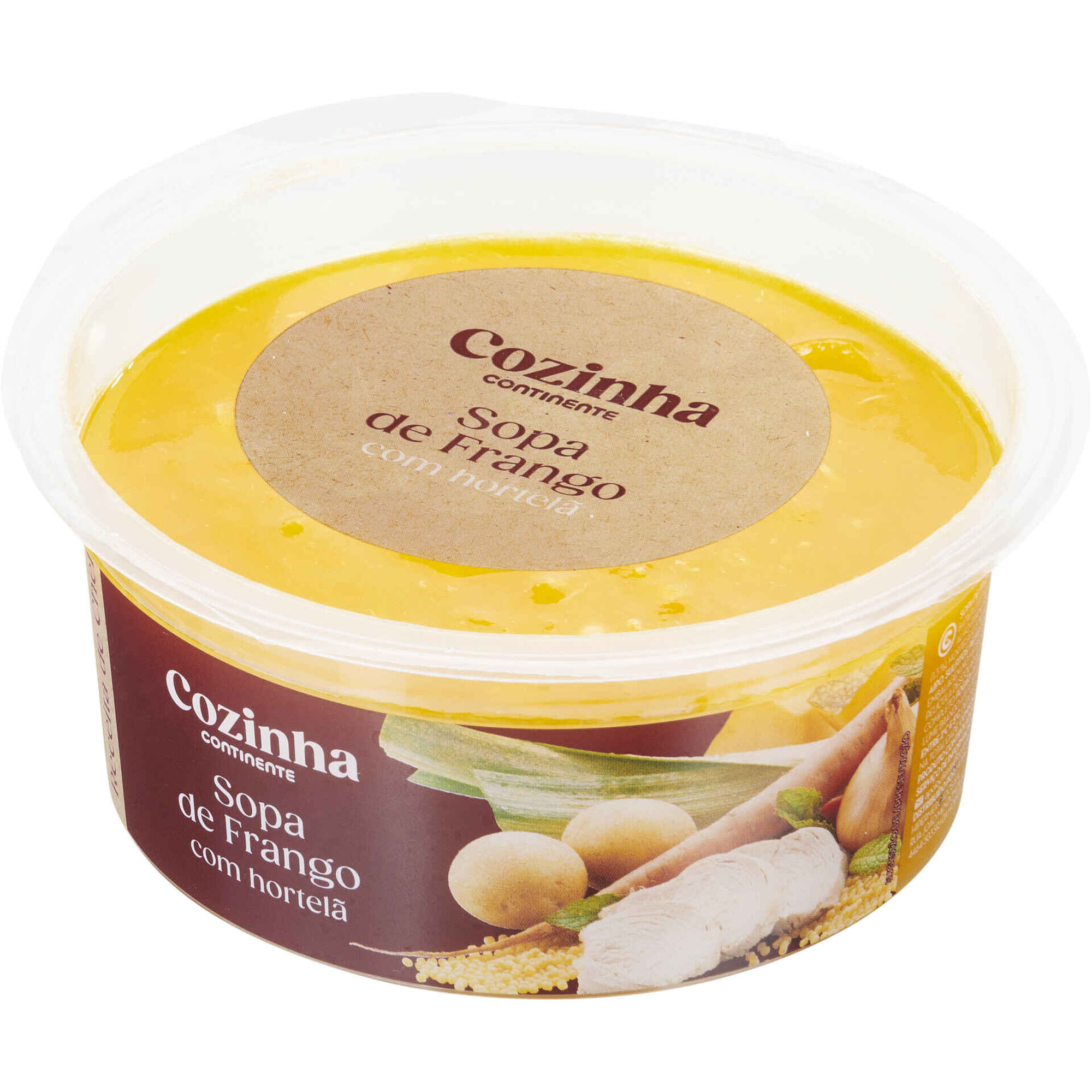 Sopa de Frango com Hortelã Sopa de Frango com Hortelã