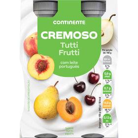 Iogurte L&iacute;quido Cremoso Tutti Frutti Continente
