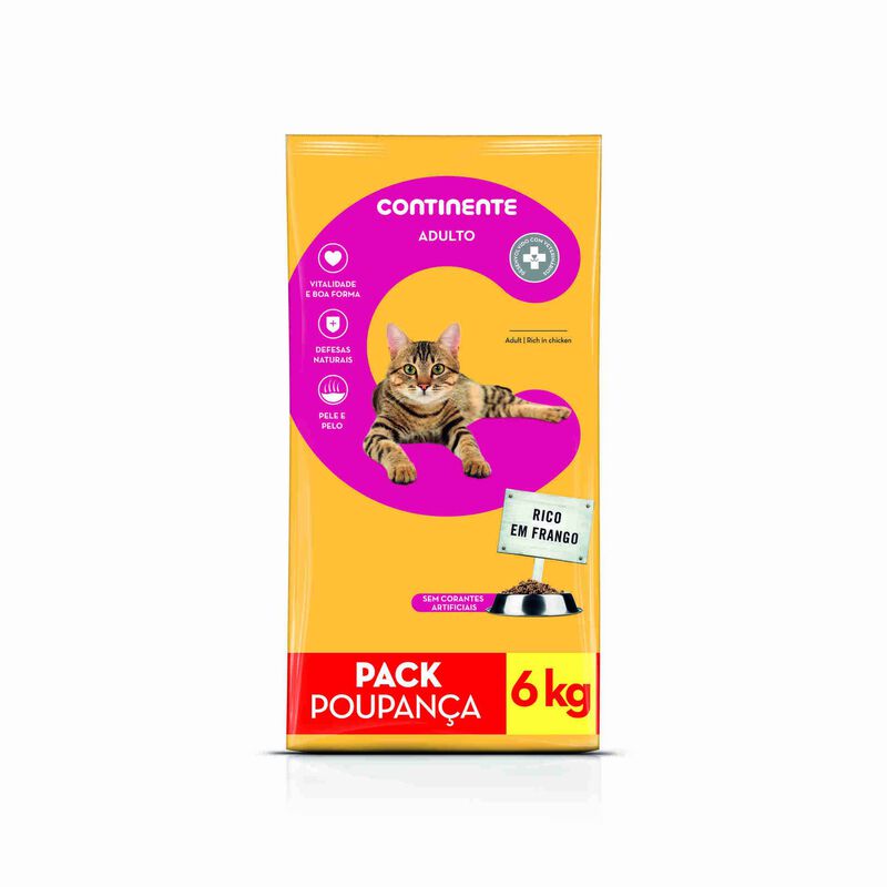 Ração para Gato Frango Pack Poupança Continente