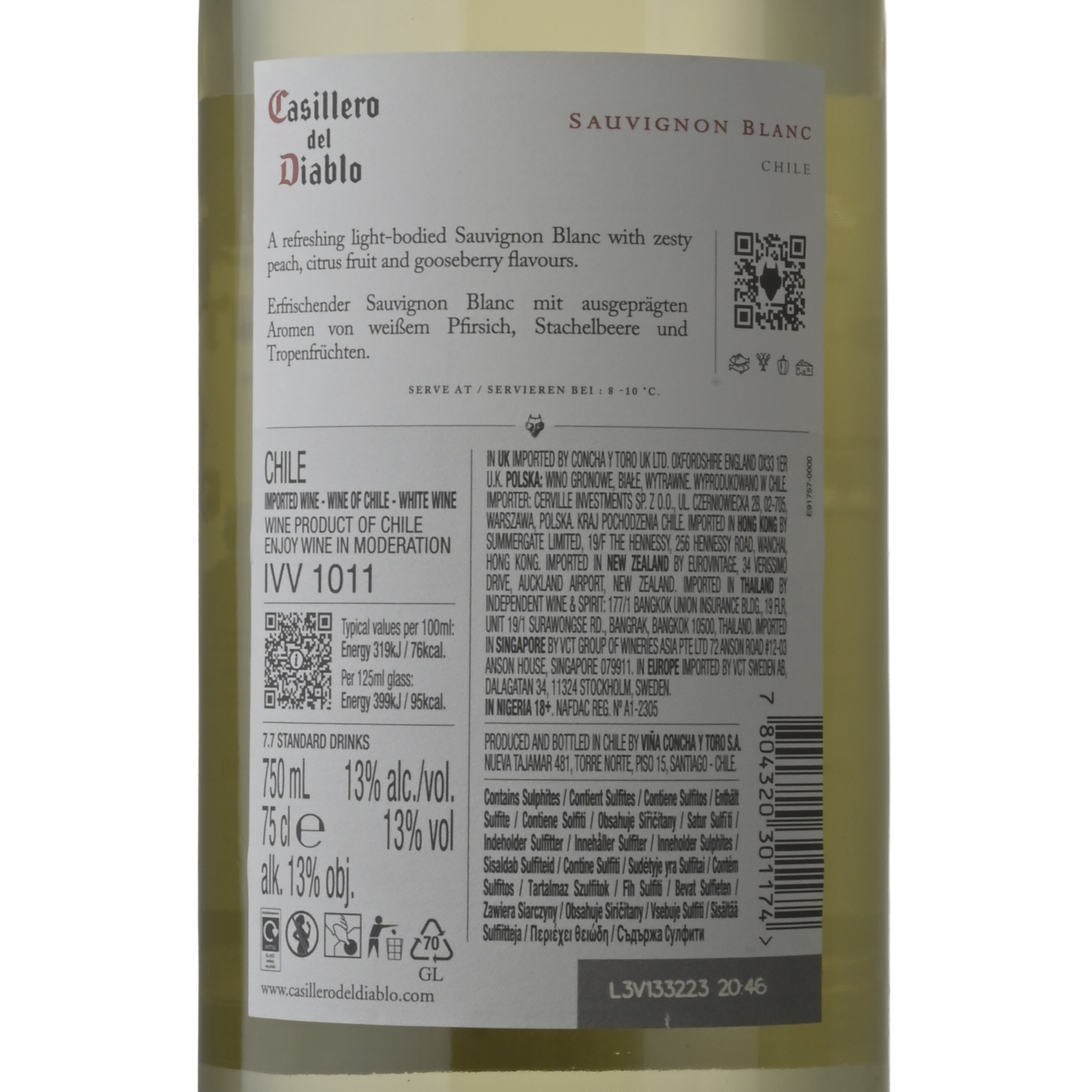 Casillero del Diablo Sauvignon Blanc Vinho Branco