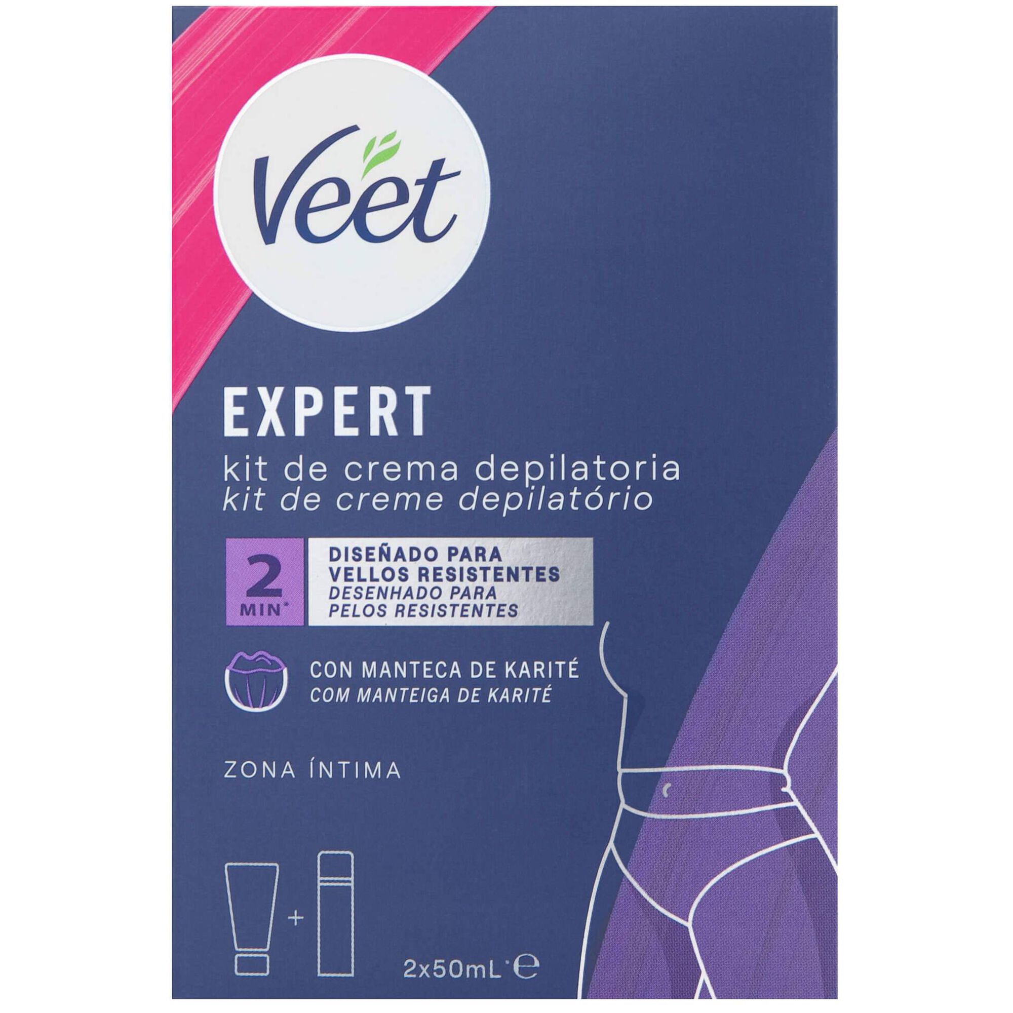 Kit Cremes Depilatórios Expert Zona Íntima