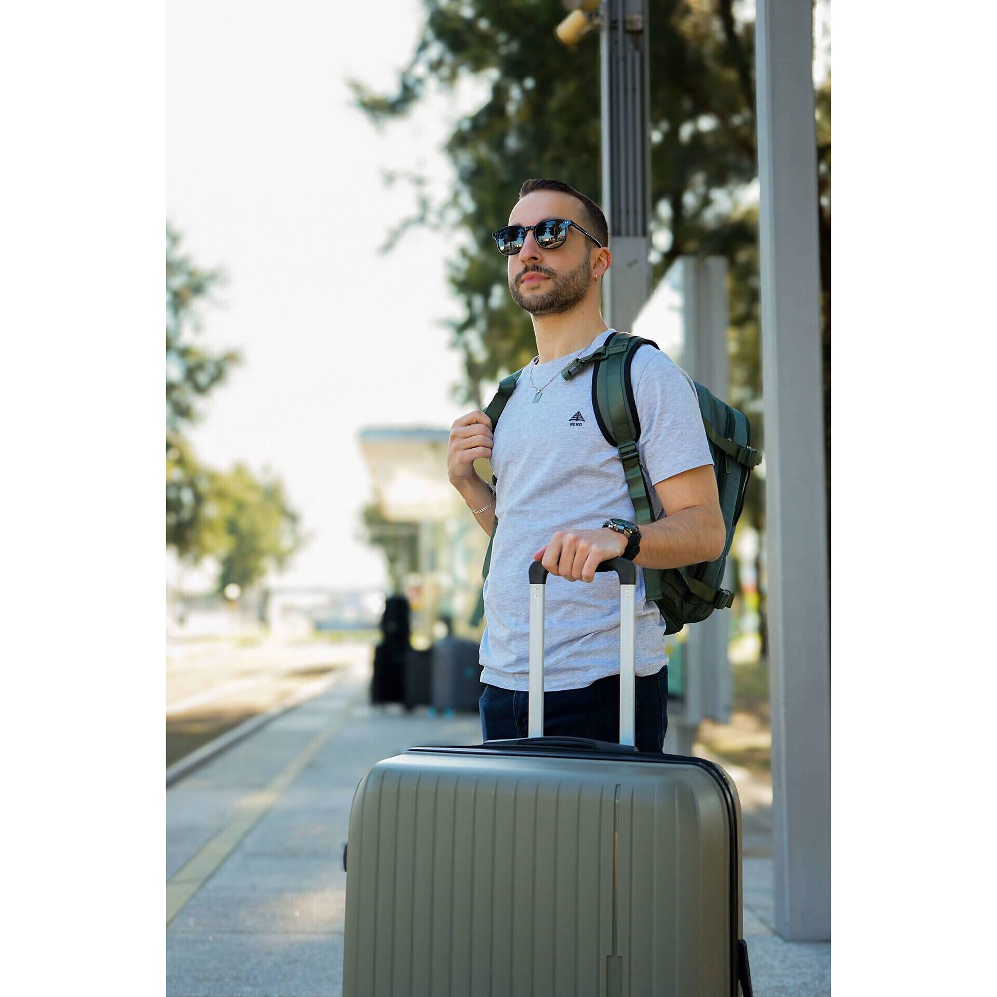 Conjunto 3 Malas de Viagem Passport Cabine+M&eacute;dia+Grande Berg