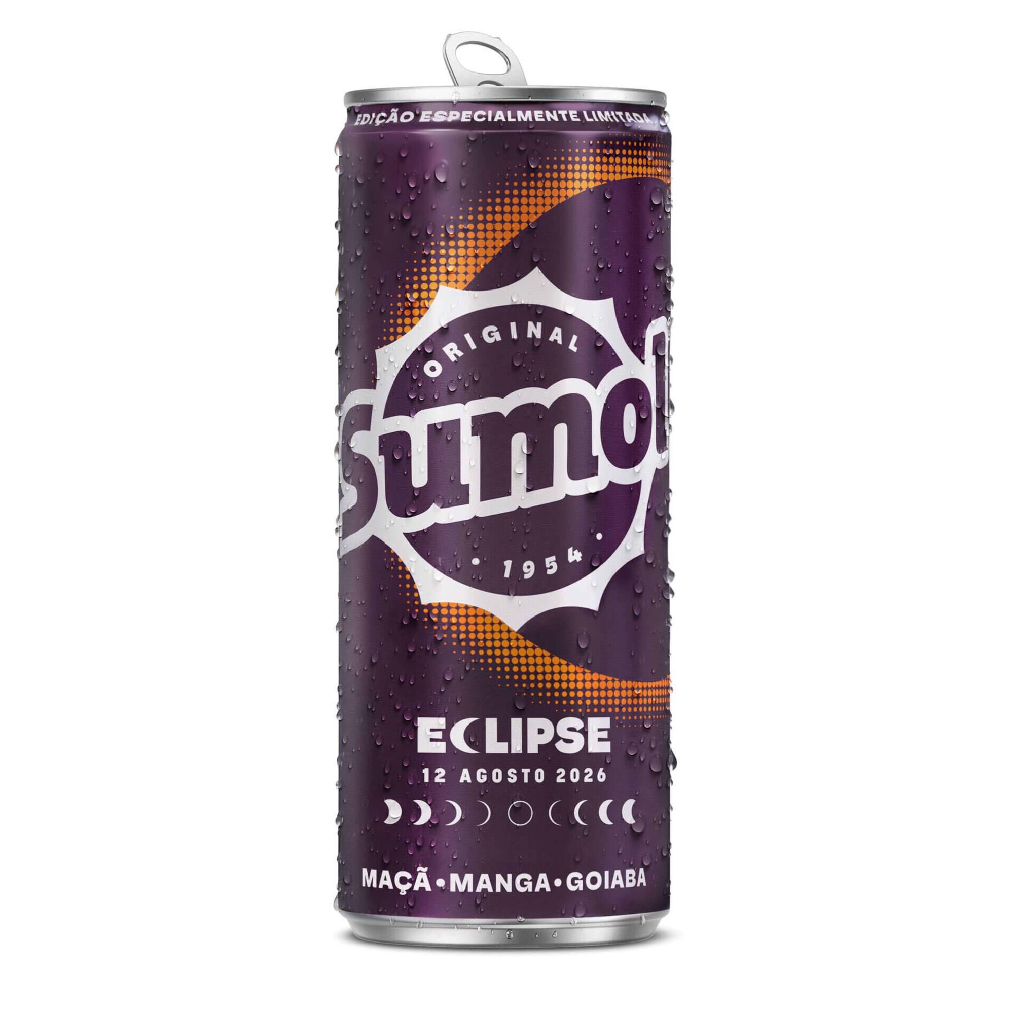 Refrigerante com G&aacute;s Eclipse Ma&ccedil;&atilde;, Manga e Goiabada Sumol