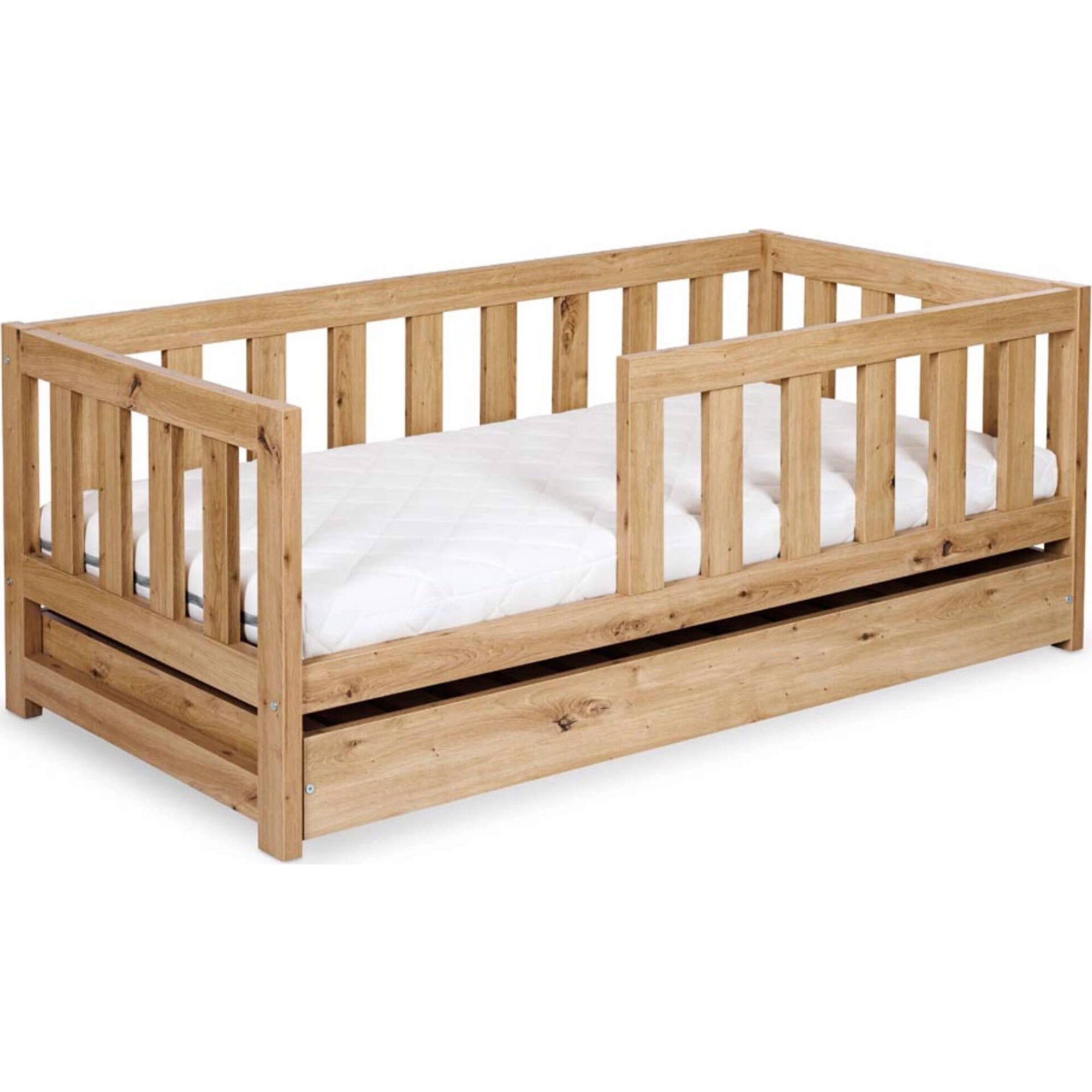 Gavet&atilde;o com Fun&ccedil;&atilde;o Cama Carvalho Am&eacute;lia Twinko