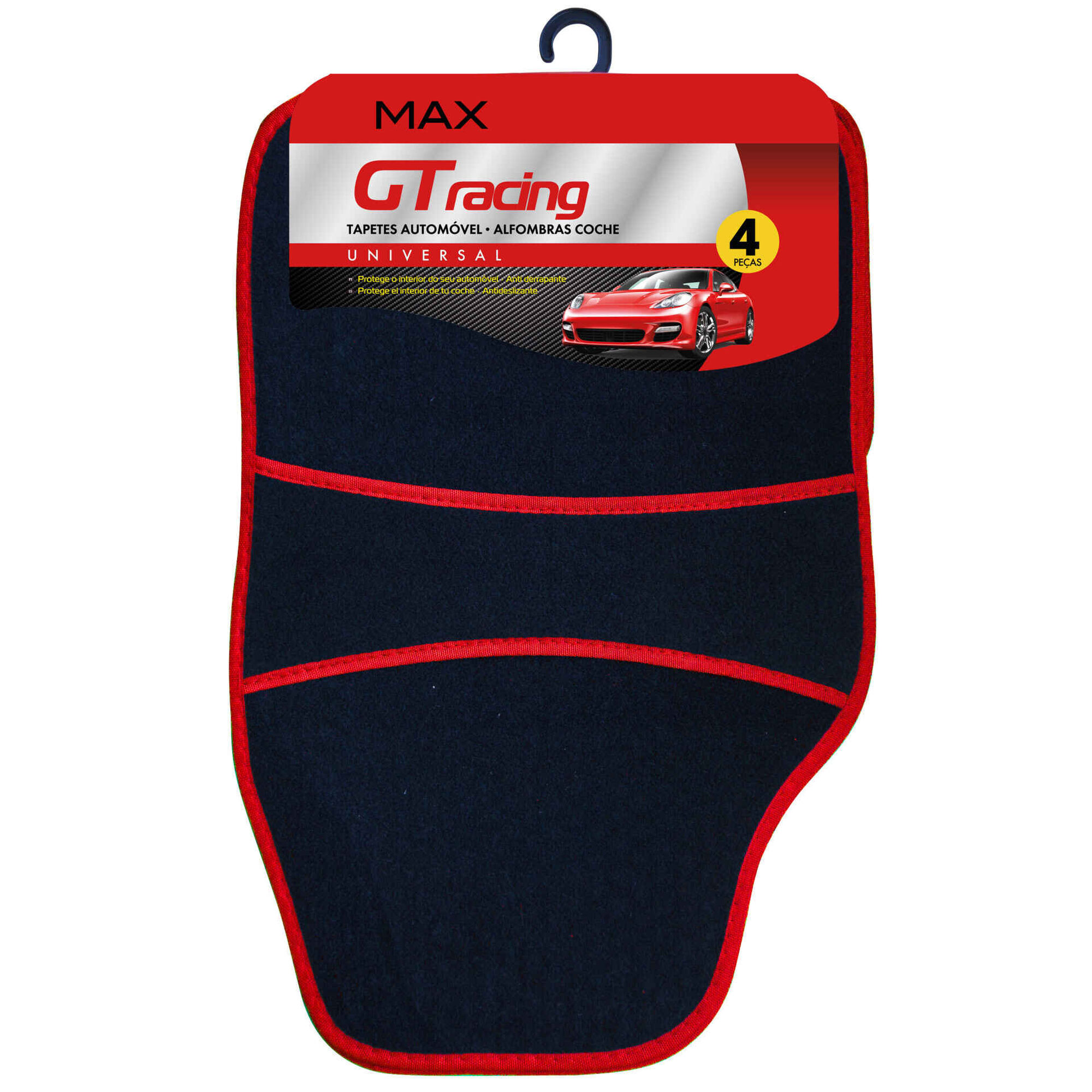 Conjunto 4 Tapetes Alcatifa GT Racing Max