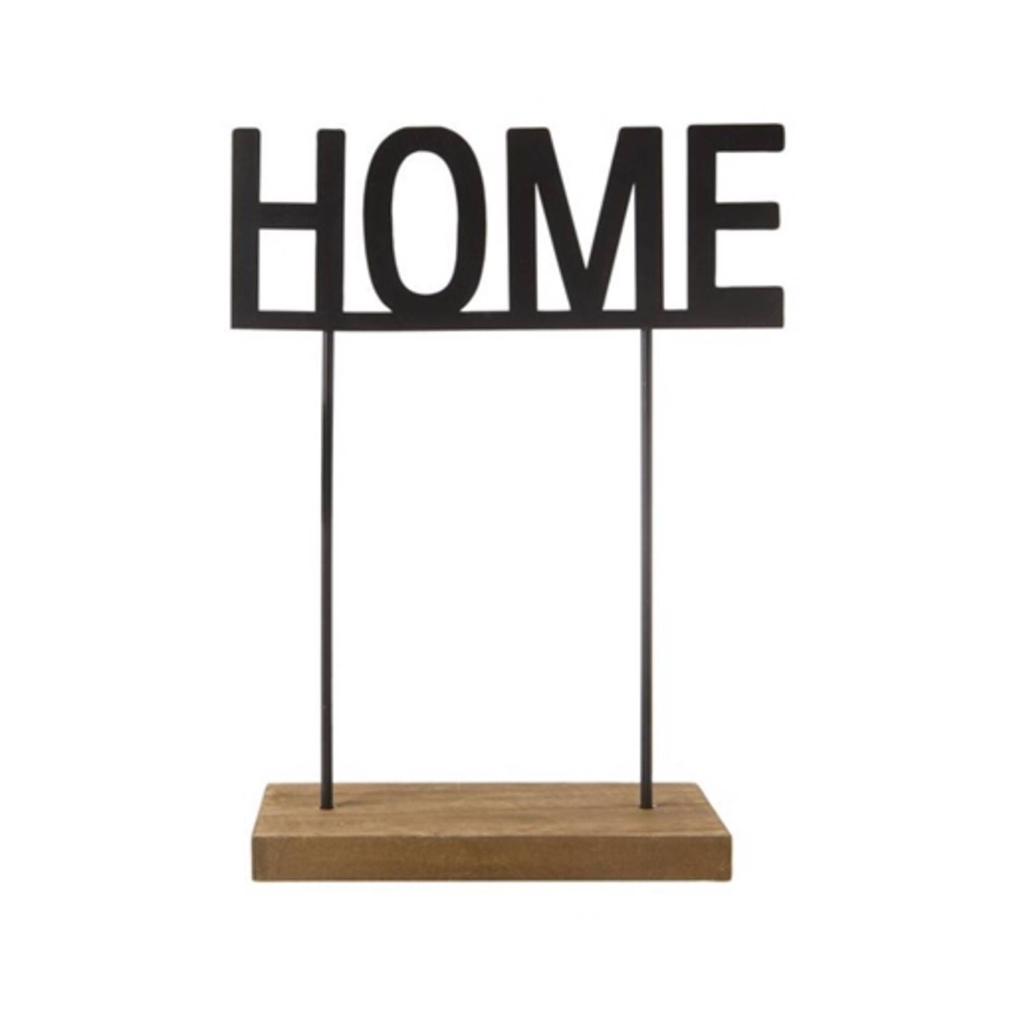 Letras Suspensas Home Madeira e Metal 30x23cm Letras Suspensas Home Madeira e Metal 30x23cm