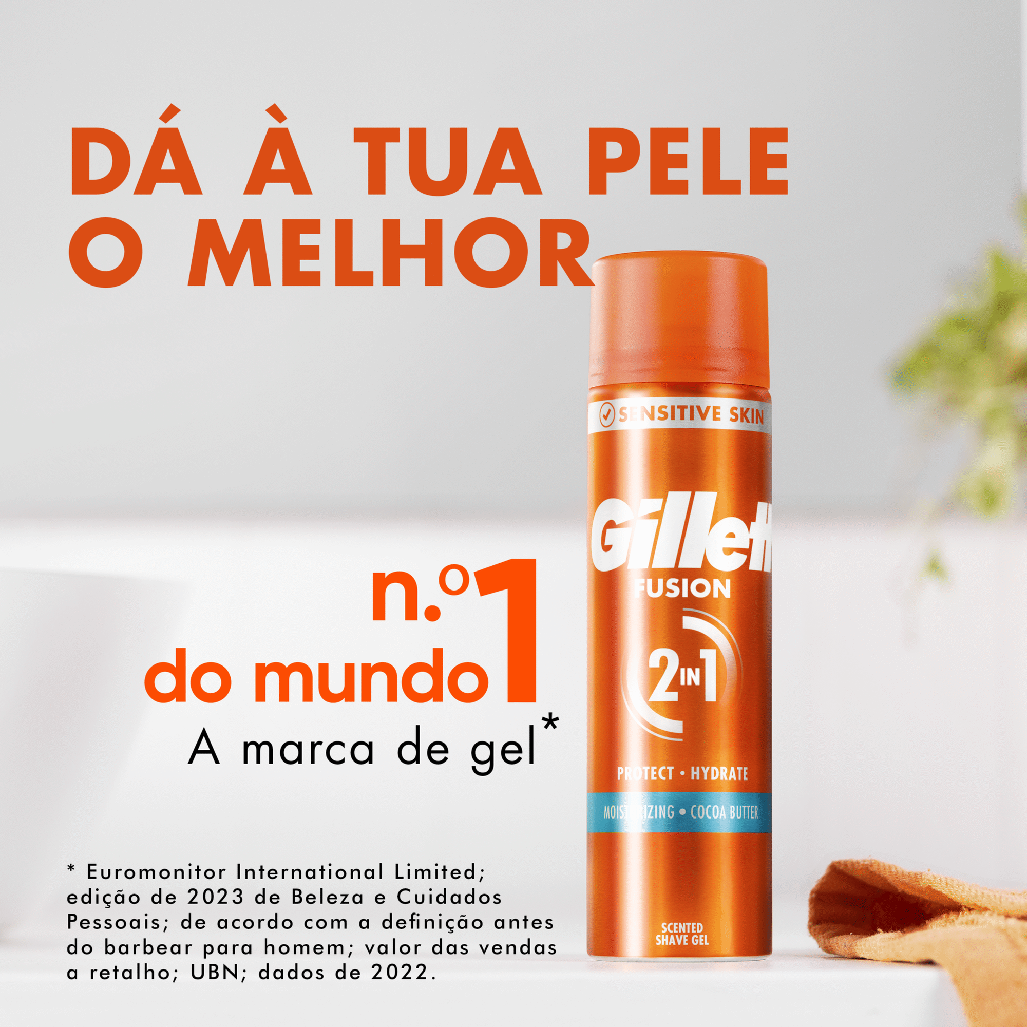 Gel de Barbear Hidratante Gillette Fusion