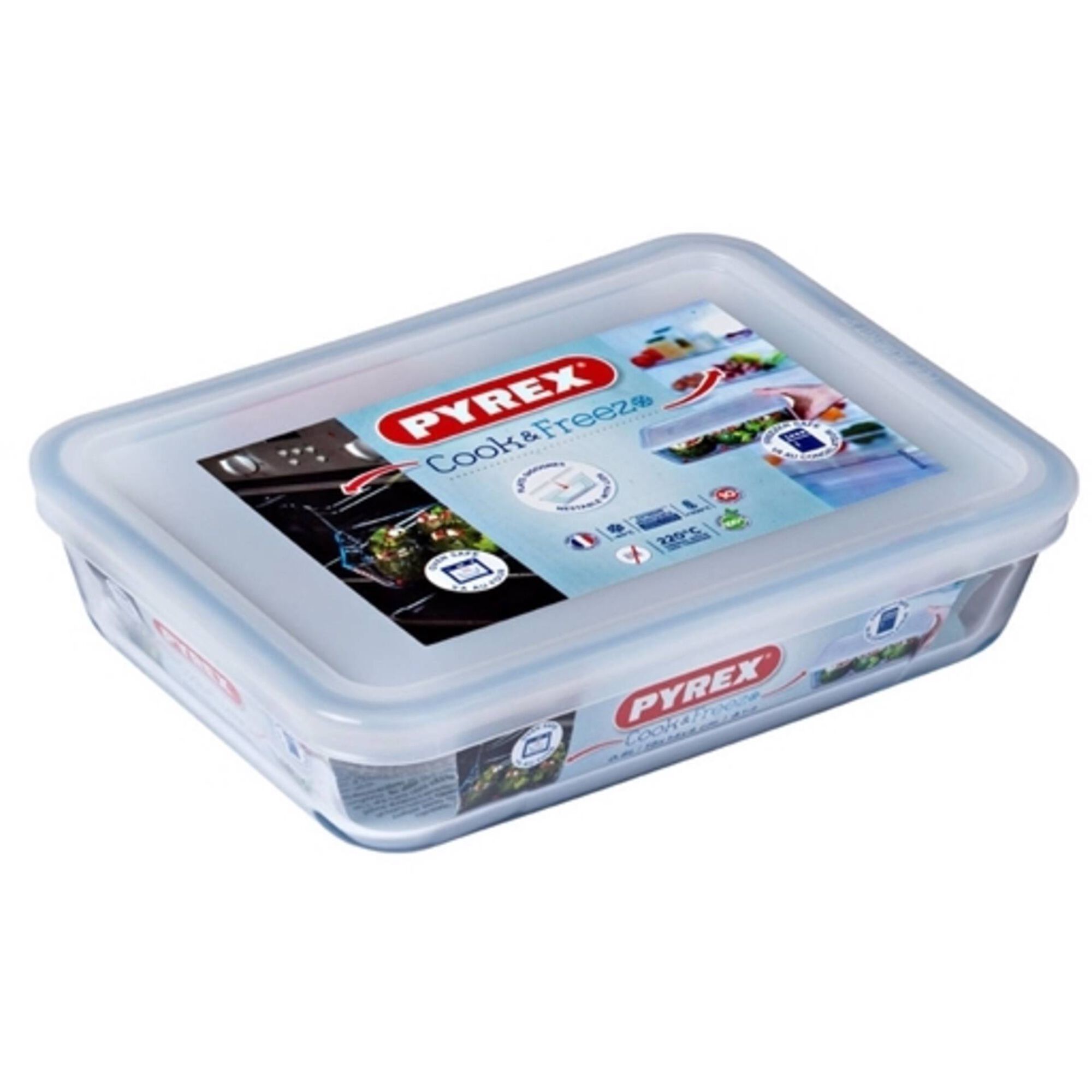 Caixa Hermética Vidro 1,5L Cook&Freeze