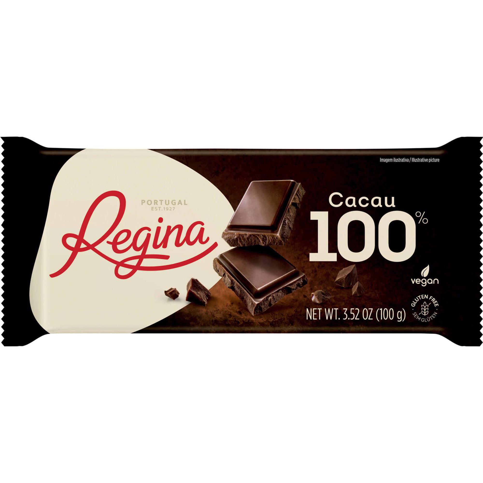 Tablete de Chocolate 100% Cacau sem Glúten